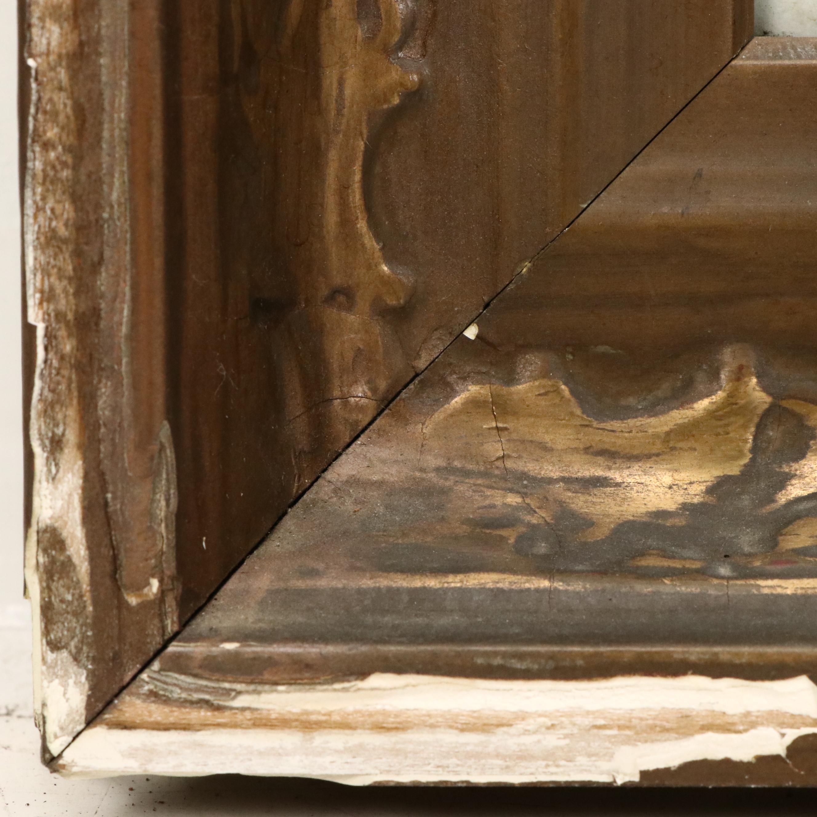 William Apthorp Adams Gouache Painting with Native American on Horse, 1907