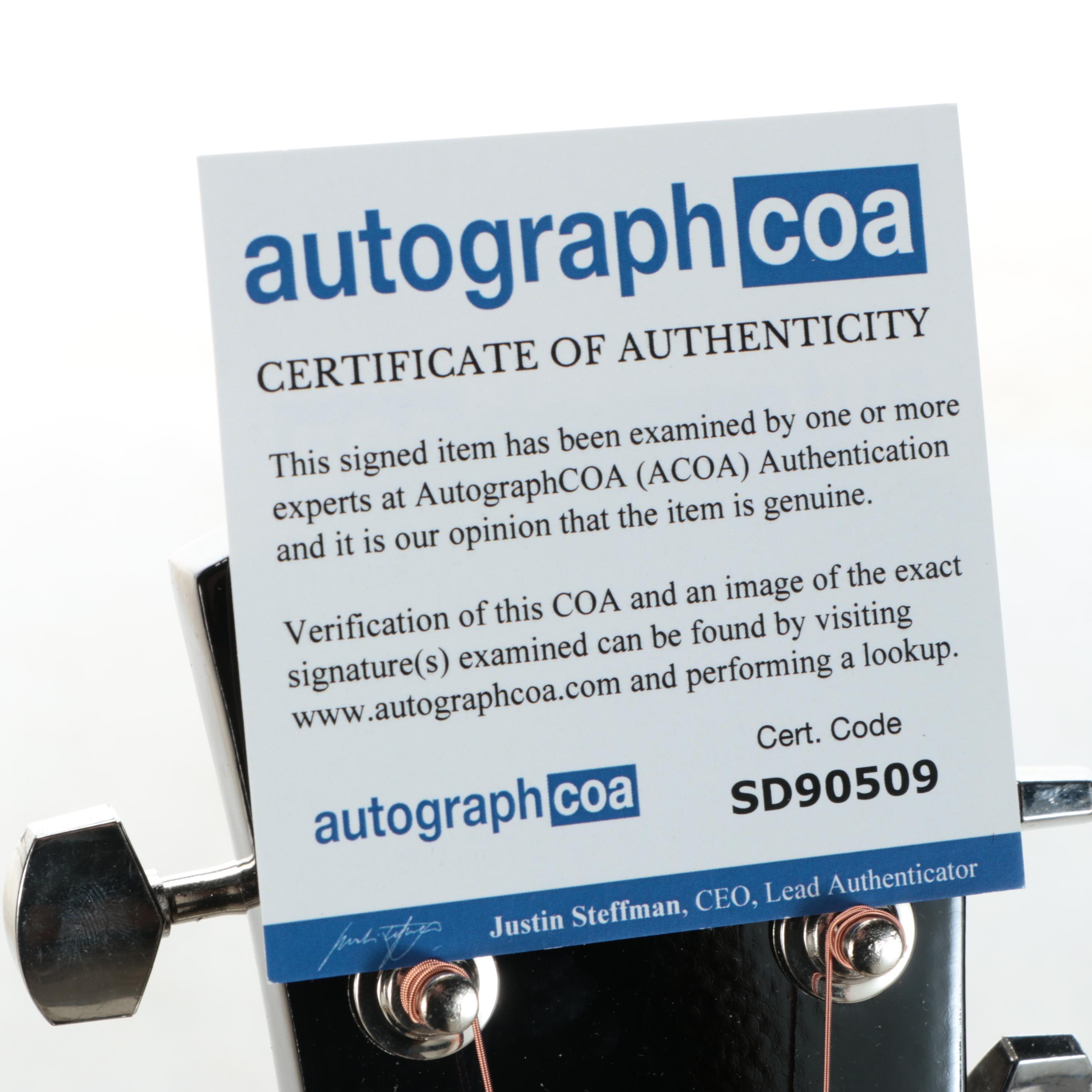 Morgan Wallen Decal-Signed Ashthorpe Acoustic Guitar, JSA