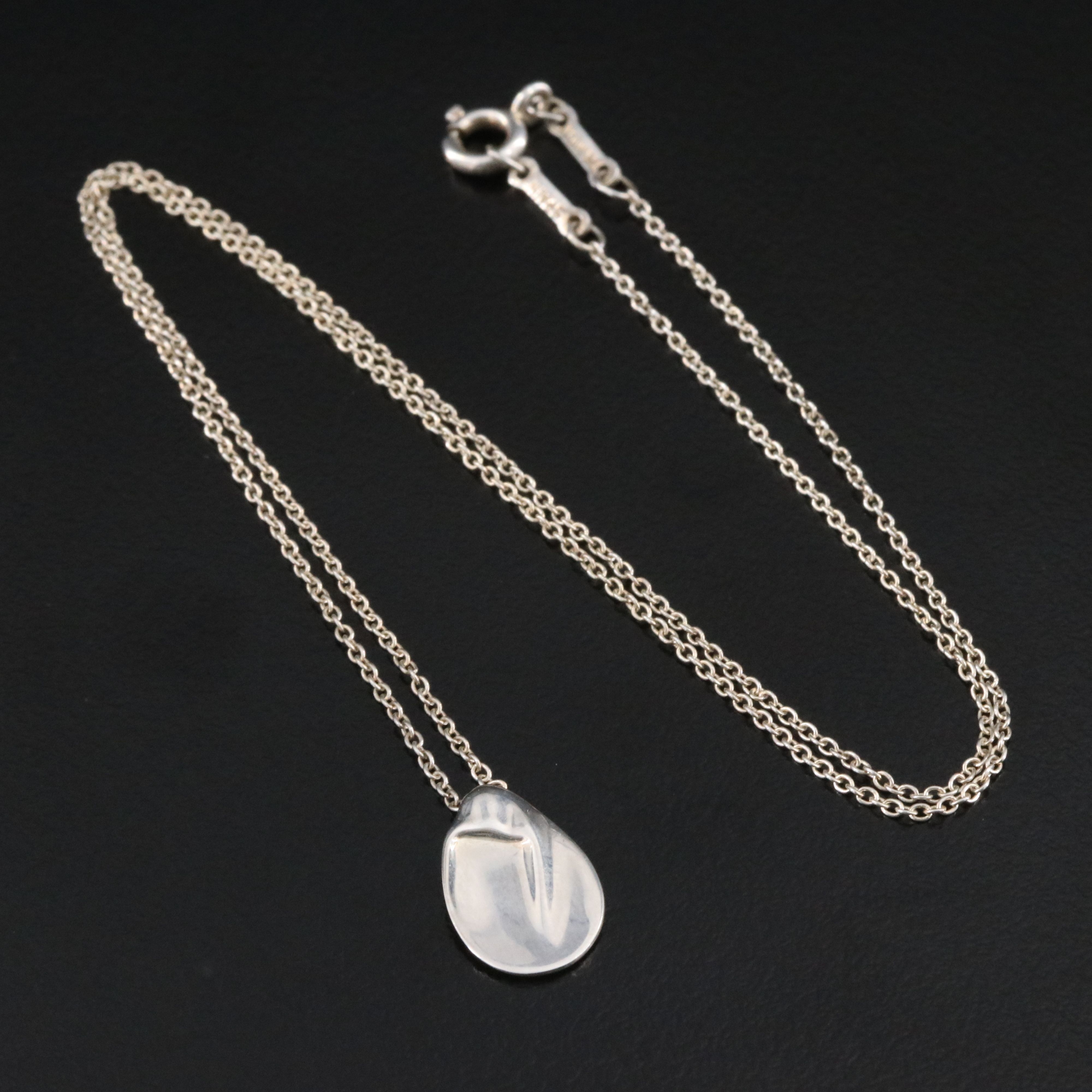 Elsa Peretti for Tiffany & Co. Sterling Madonna Necklace