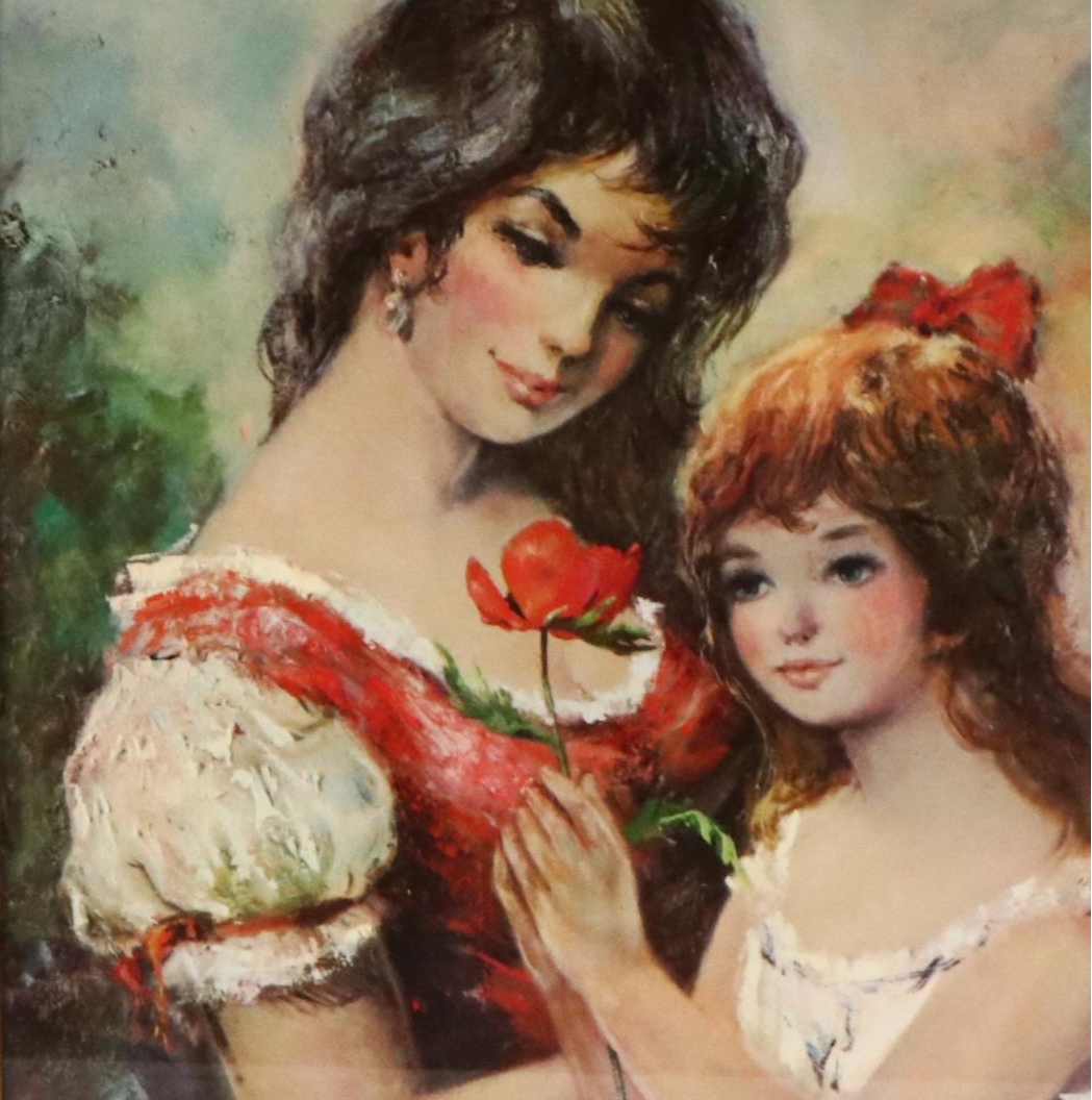 After Americo Makk Offset Lithographs of Mothers with Daughters