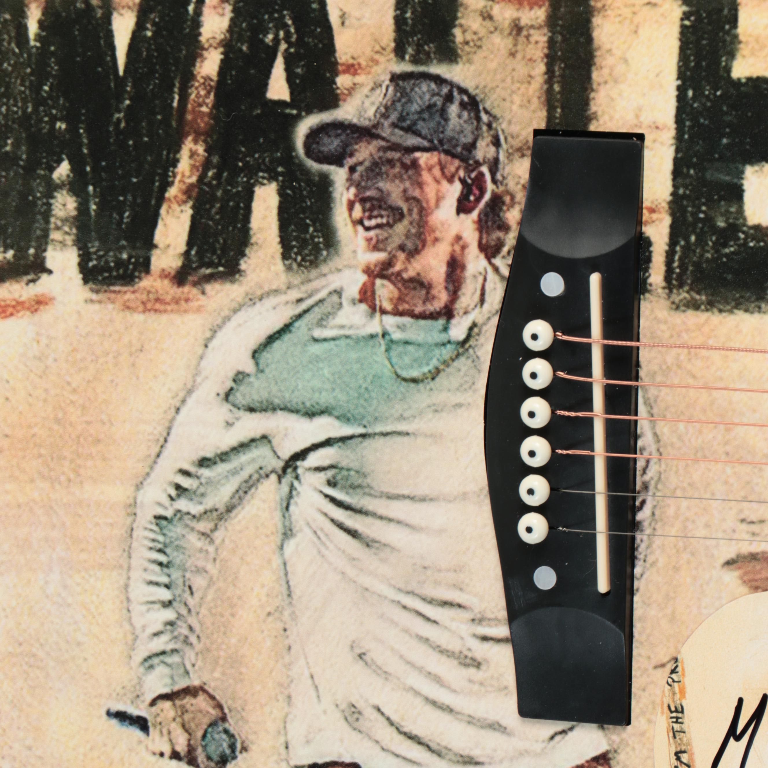 Morgan Wallen Decal-Signed Ashthorpe Acoustic Guitar, JSA