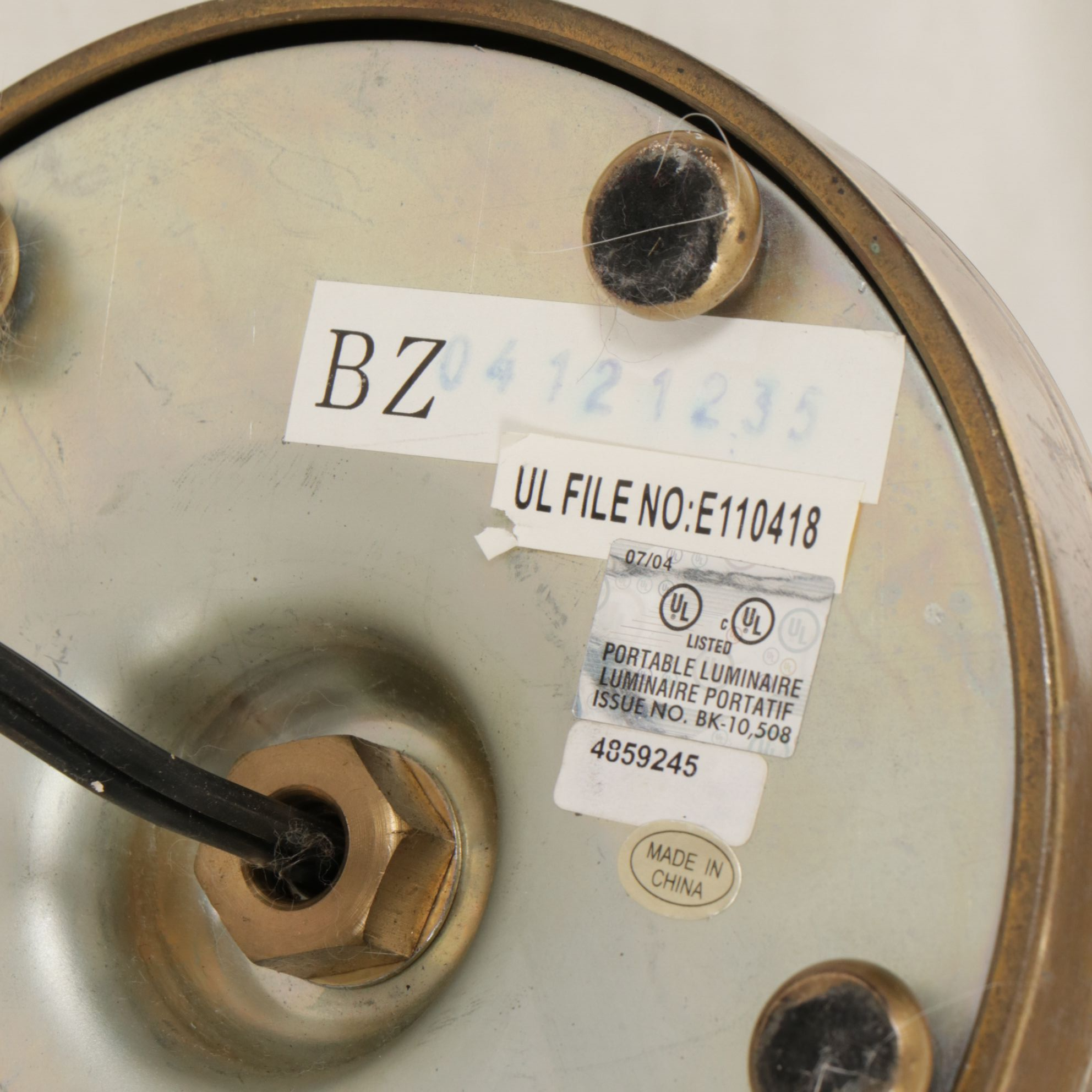 Brass Cantilever Desk Lamp, 2004