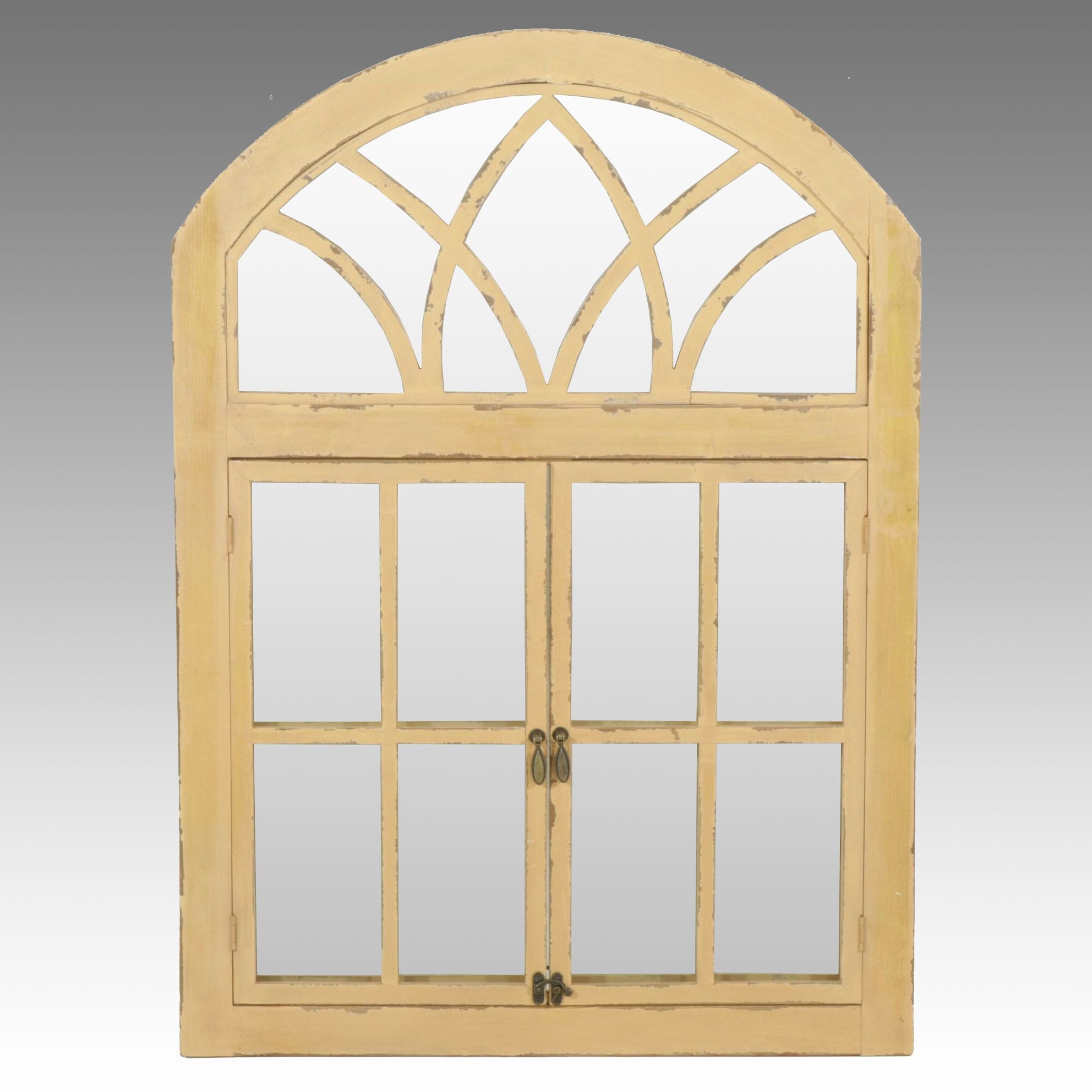 Pier 1 Arched Window Shaped Wall Mirror