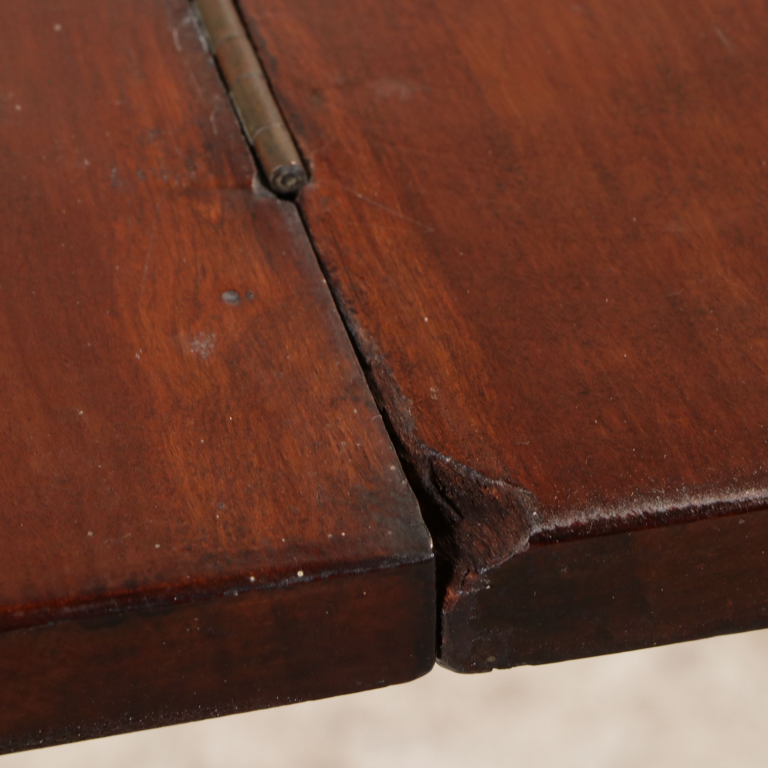 American Late Federal Cherry Card Table, Early 19th Century