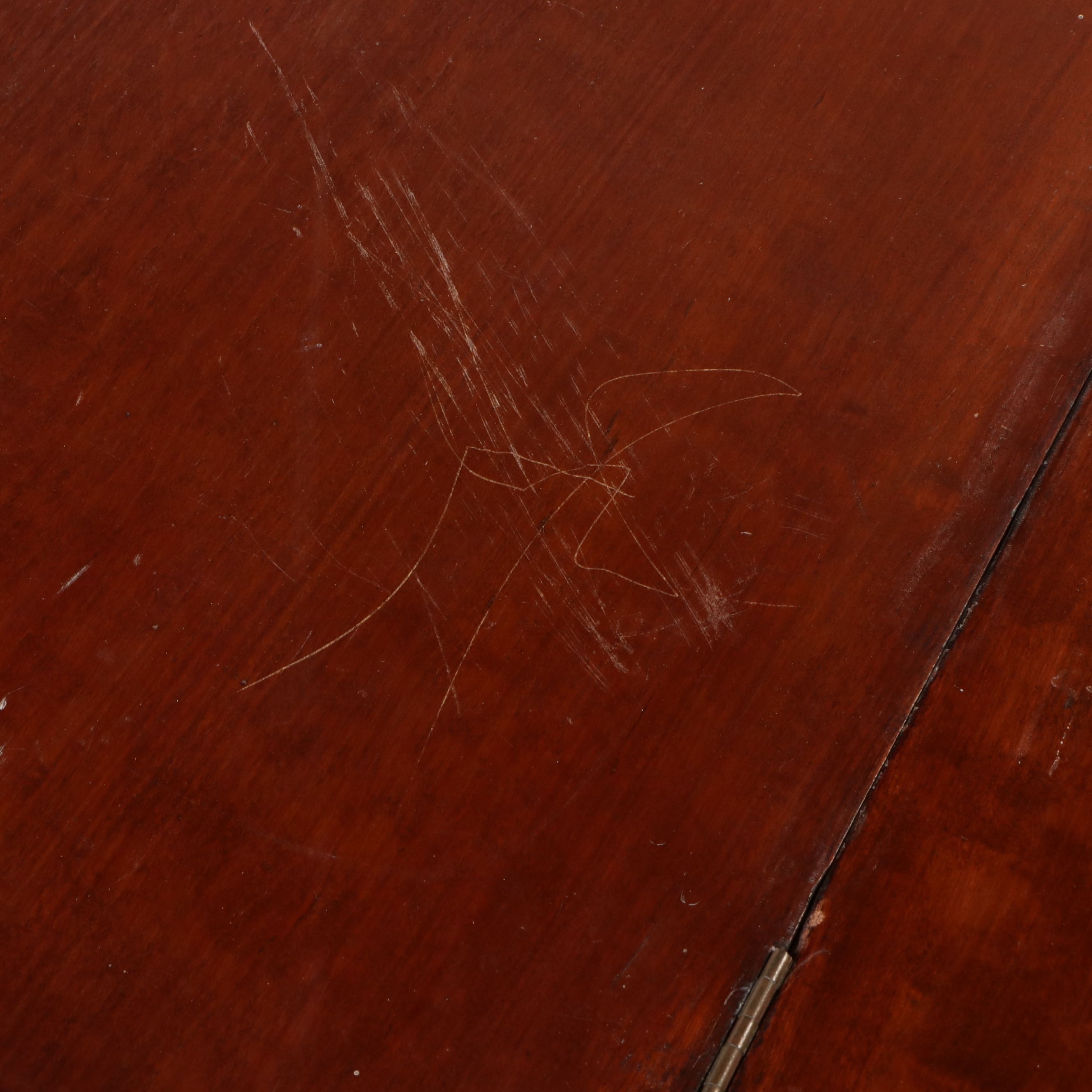 American Late Federal Cherry Card Table, Early 19th Century