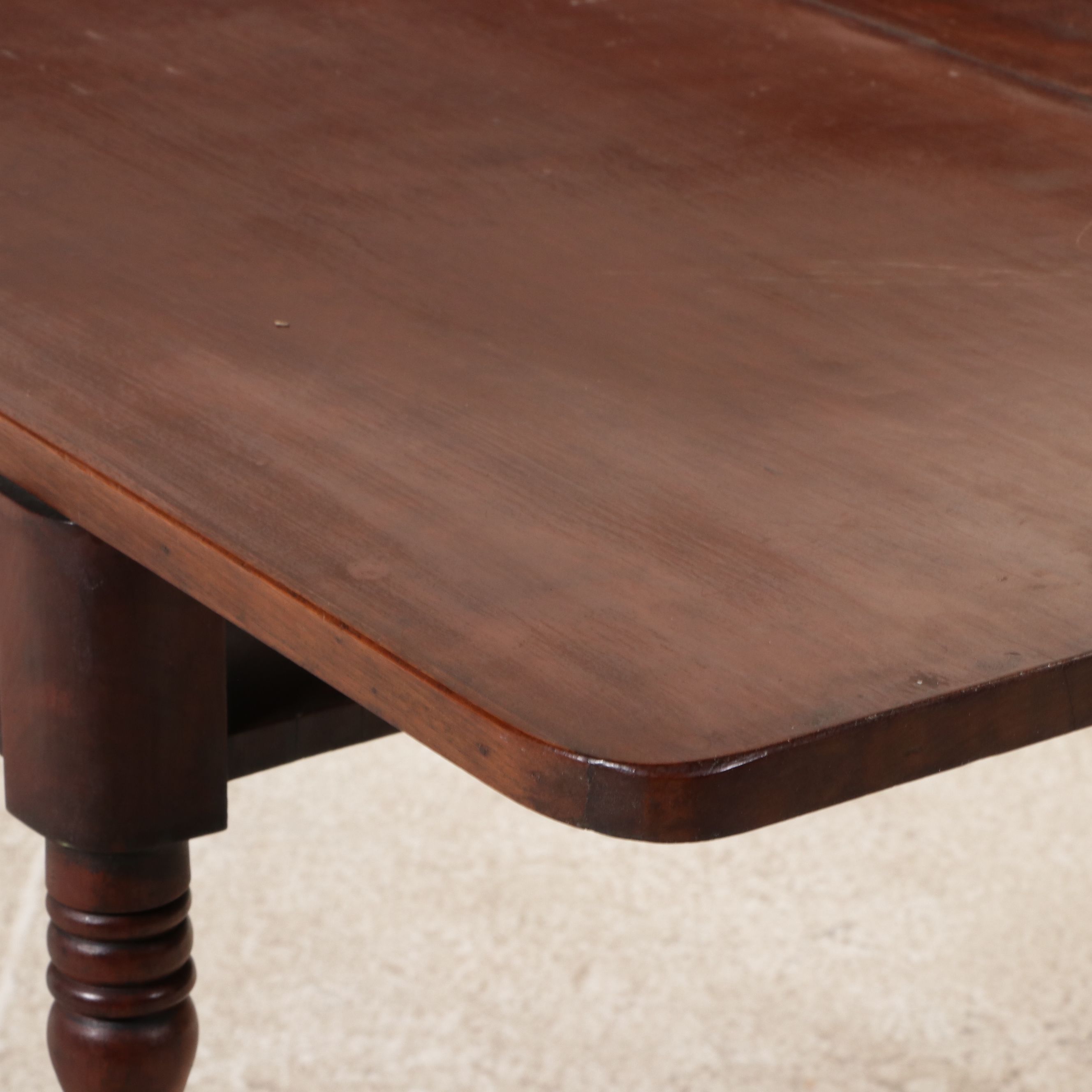 American Late Federal Cherry Card Table, Early 19th Century