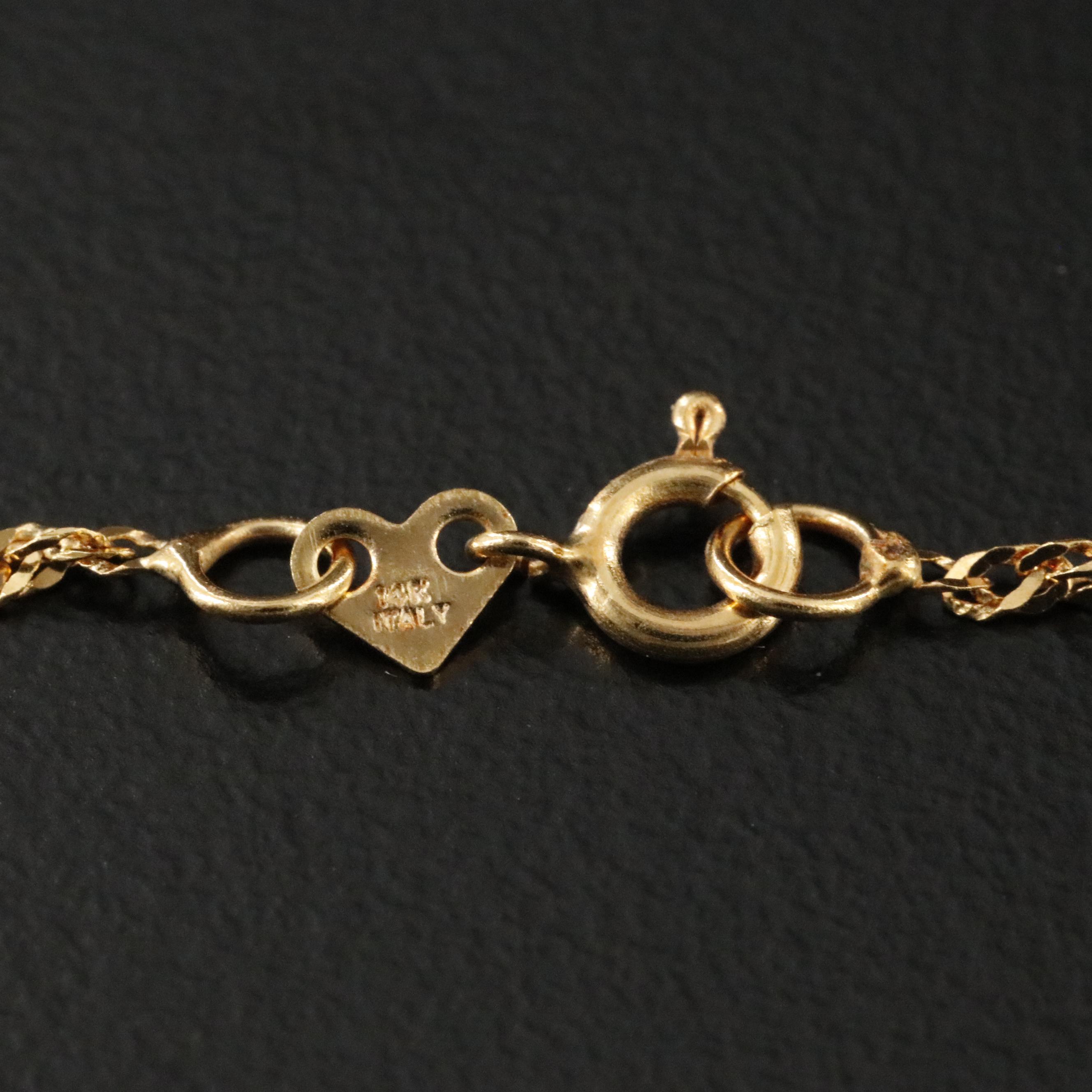 14K Singapore Chain Necklace