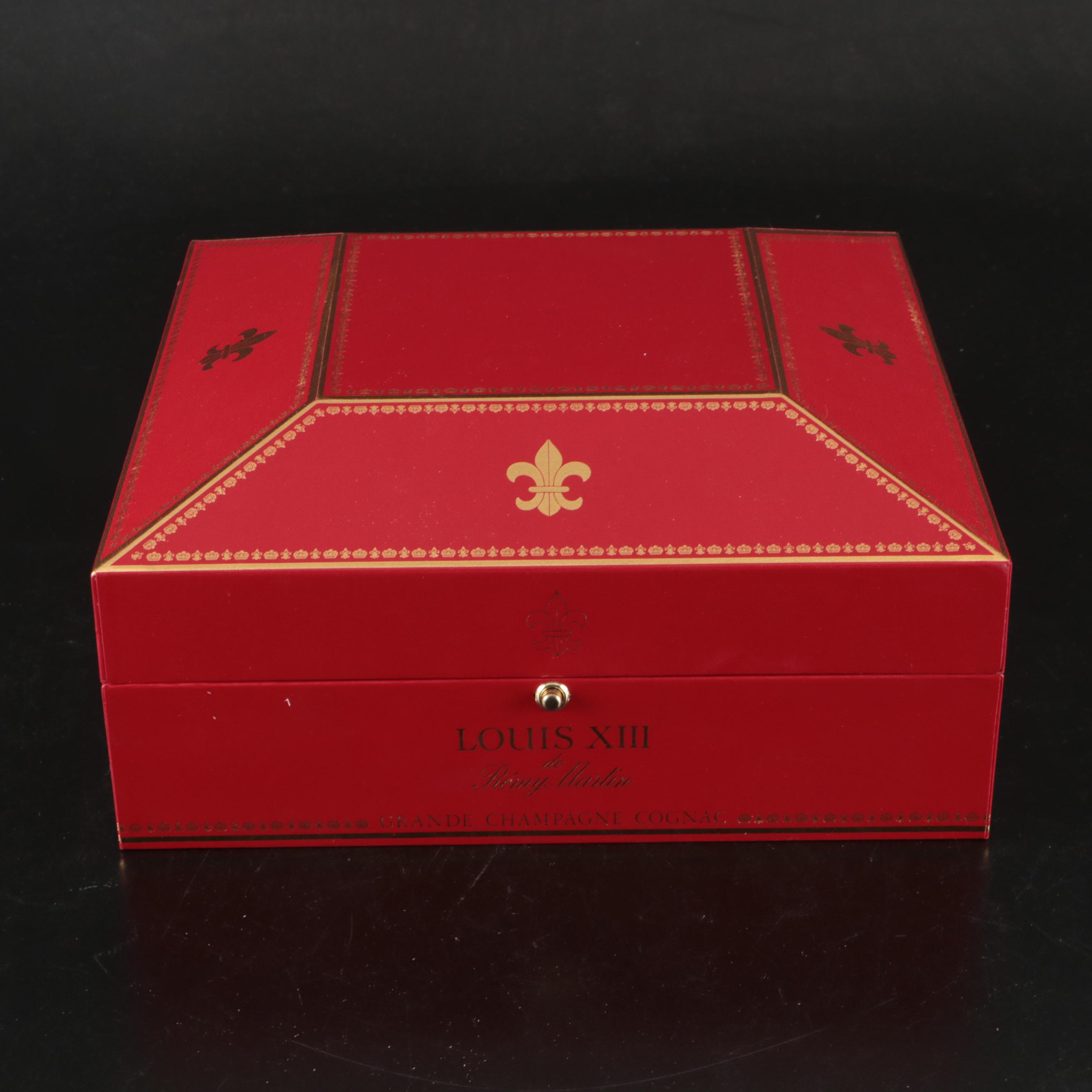 Rémy Martin Louis XIII Cognac Display Box with Courvoisier Brandy Snifters