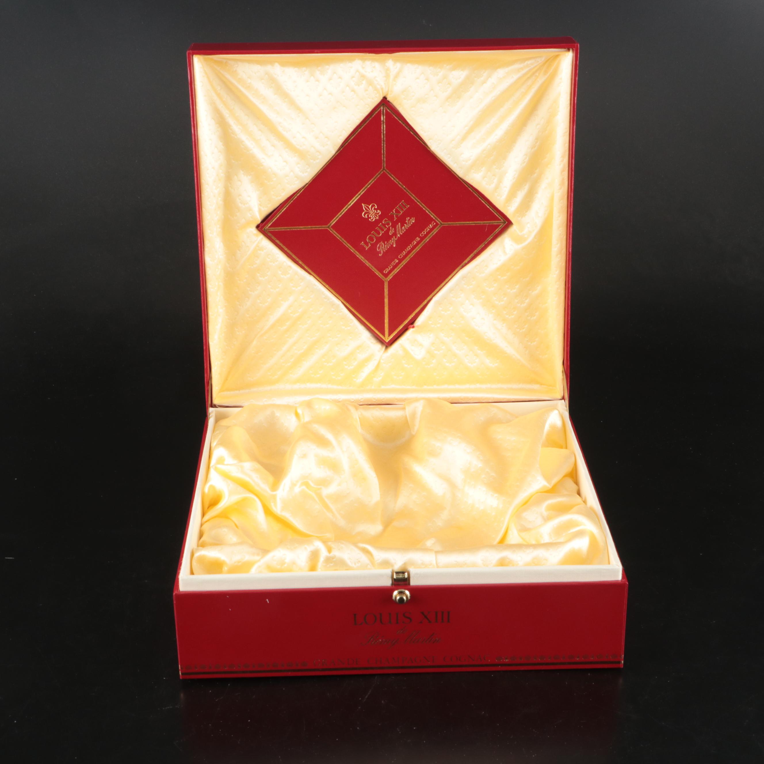 Rémy Martin Louis XIII Cognac Display Box with Courvoisier Brandy Snifters
