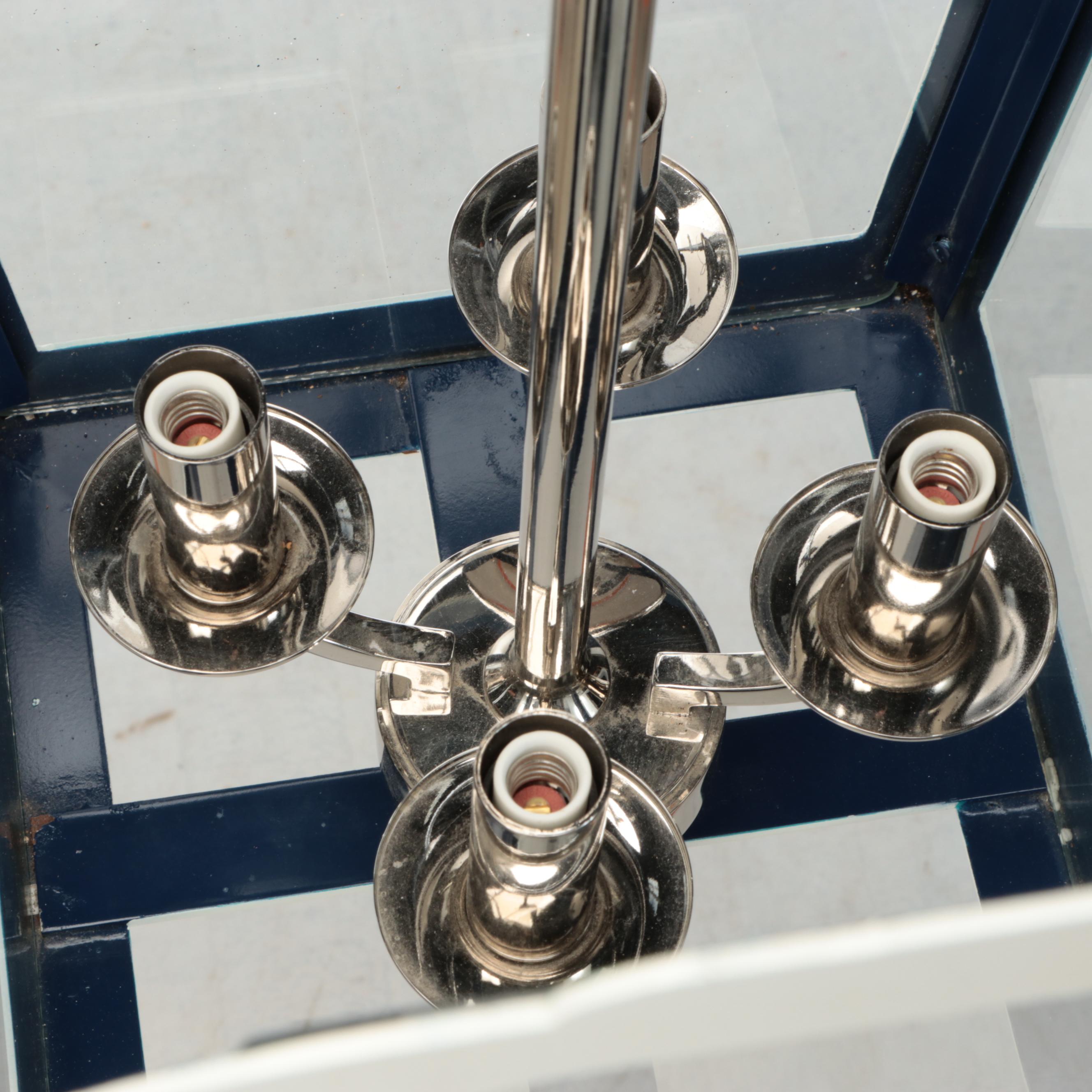 Lantern Style Four-Arm Pendant Light