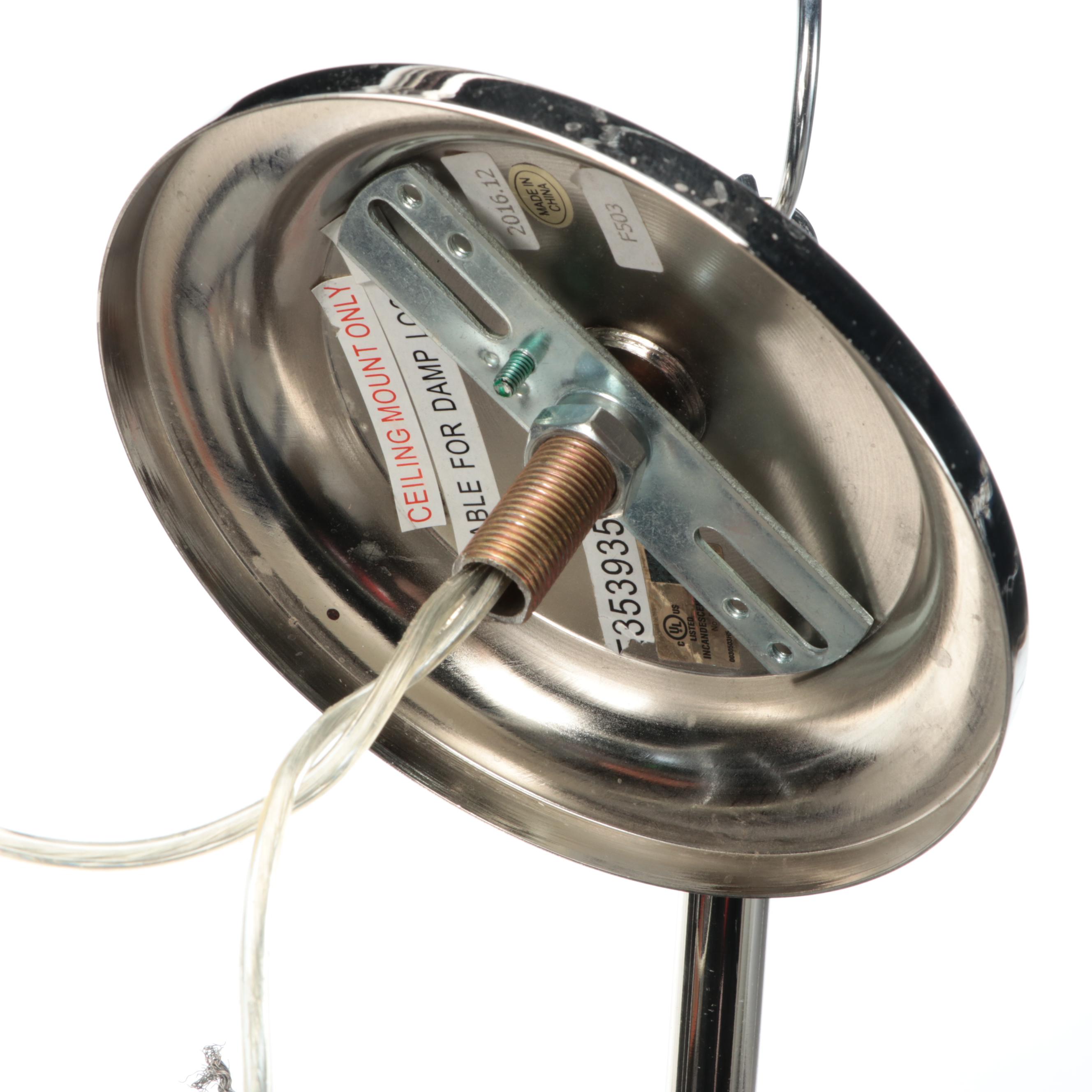 Lantern Style Four-Arm Pendant Light