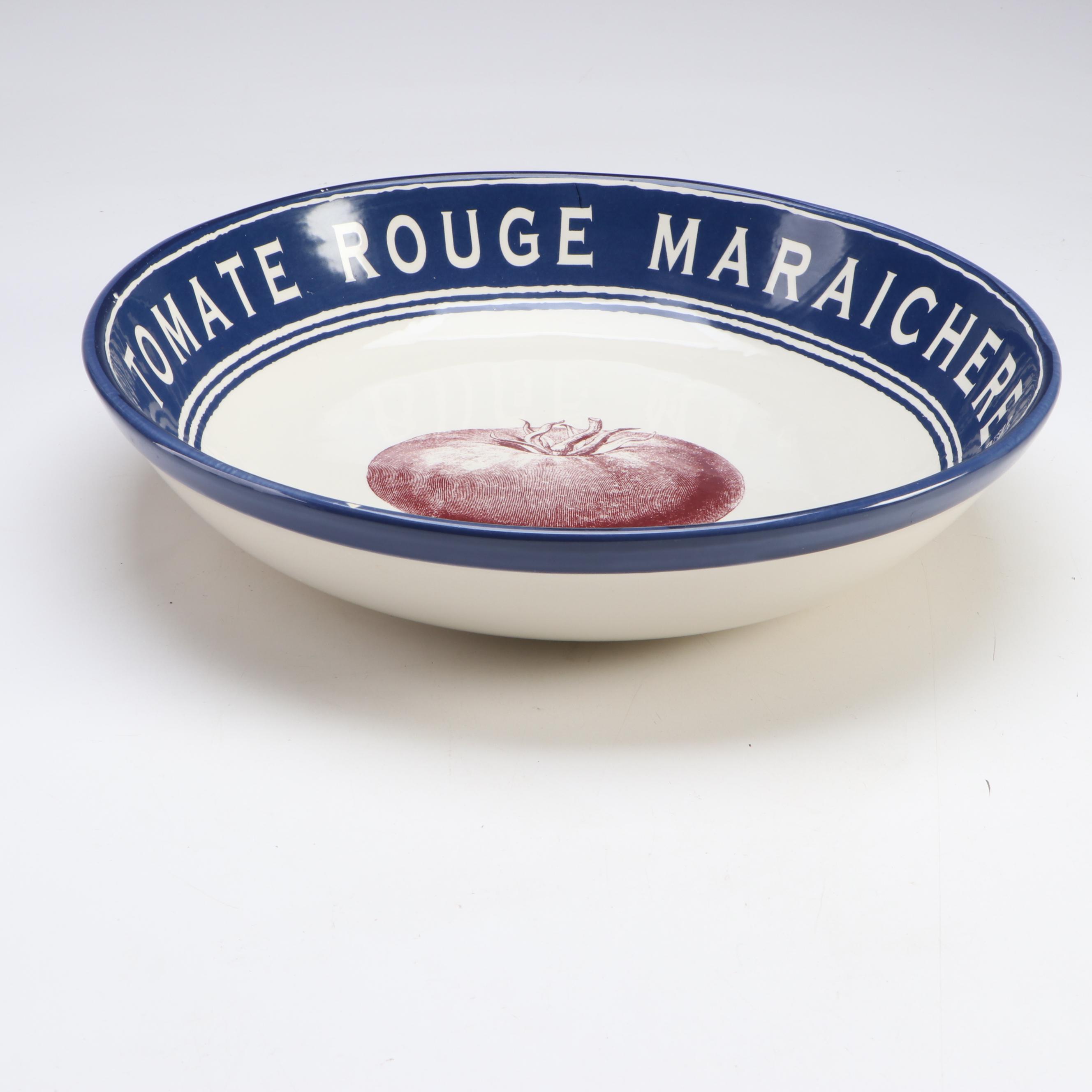 Certified International "Tomato Rouge Maraichere" Serving Bowl