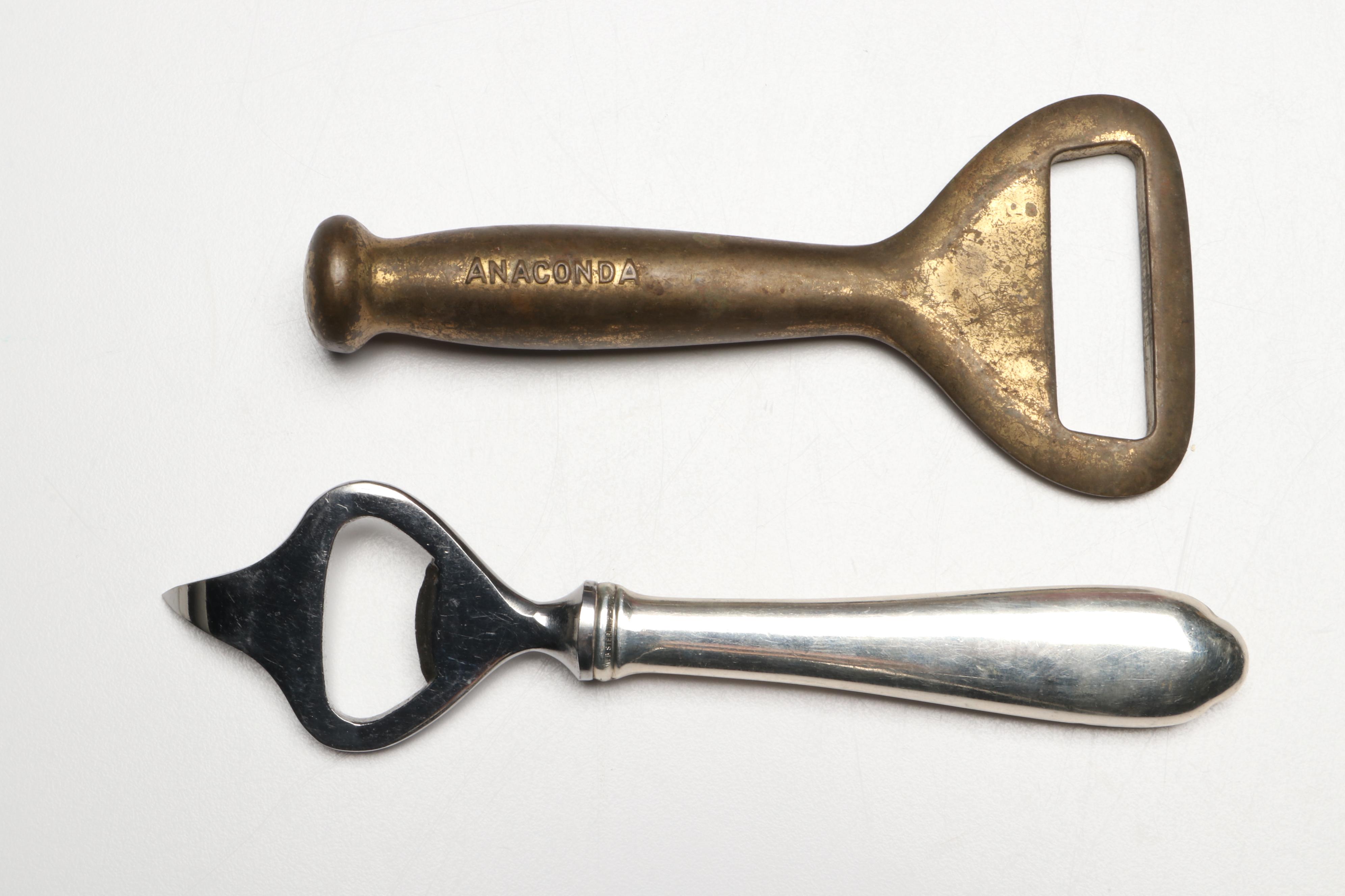 Cast Iron Tropical Bird Bottle Openers with Blown Stir Sticks and More Bar Tools