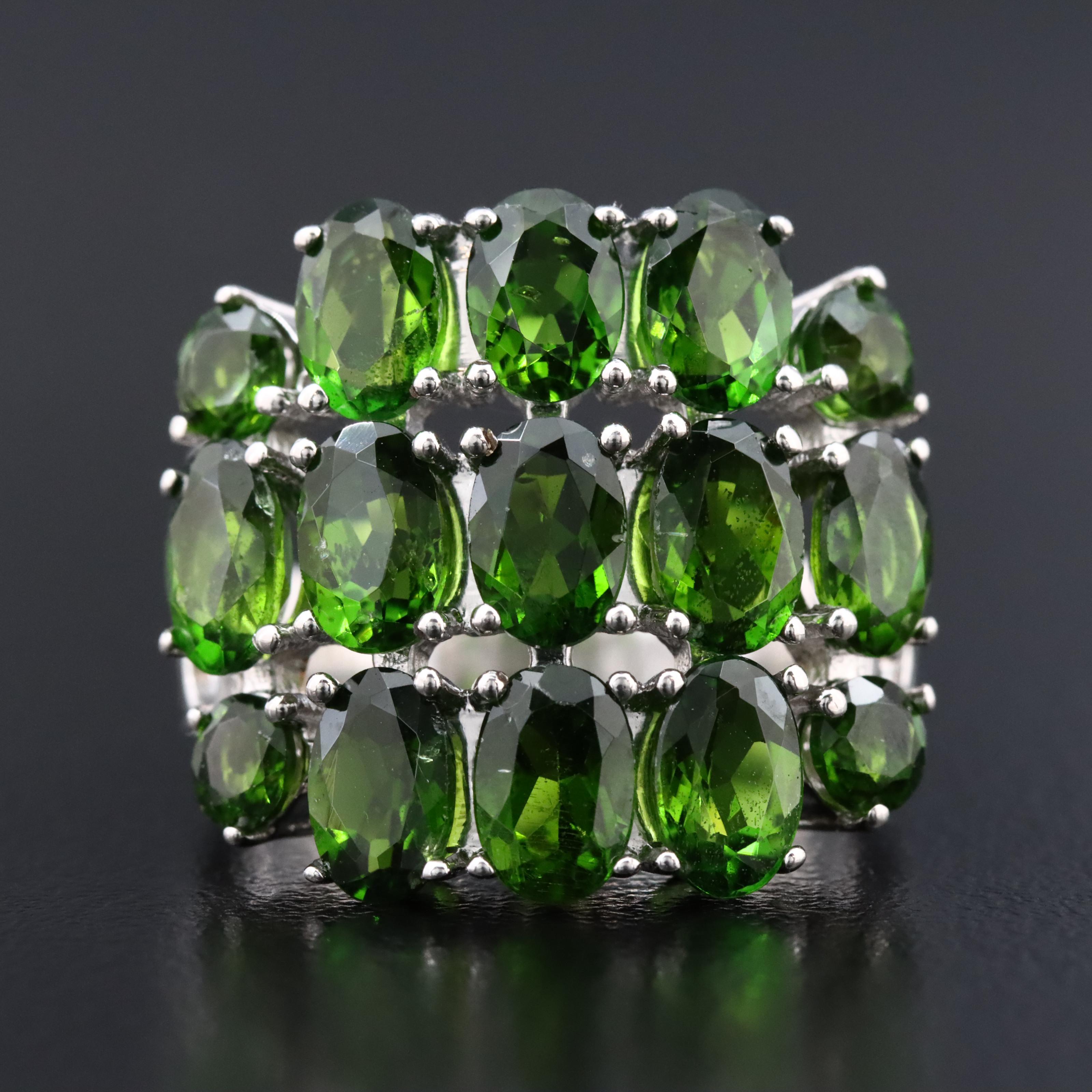 Sterling Peridot Ring