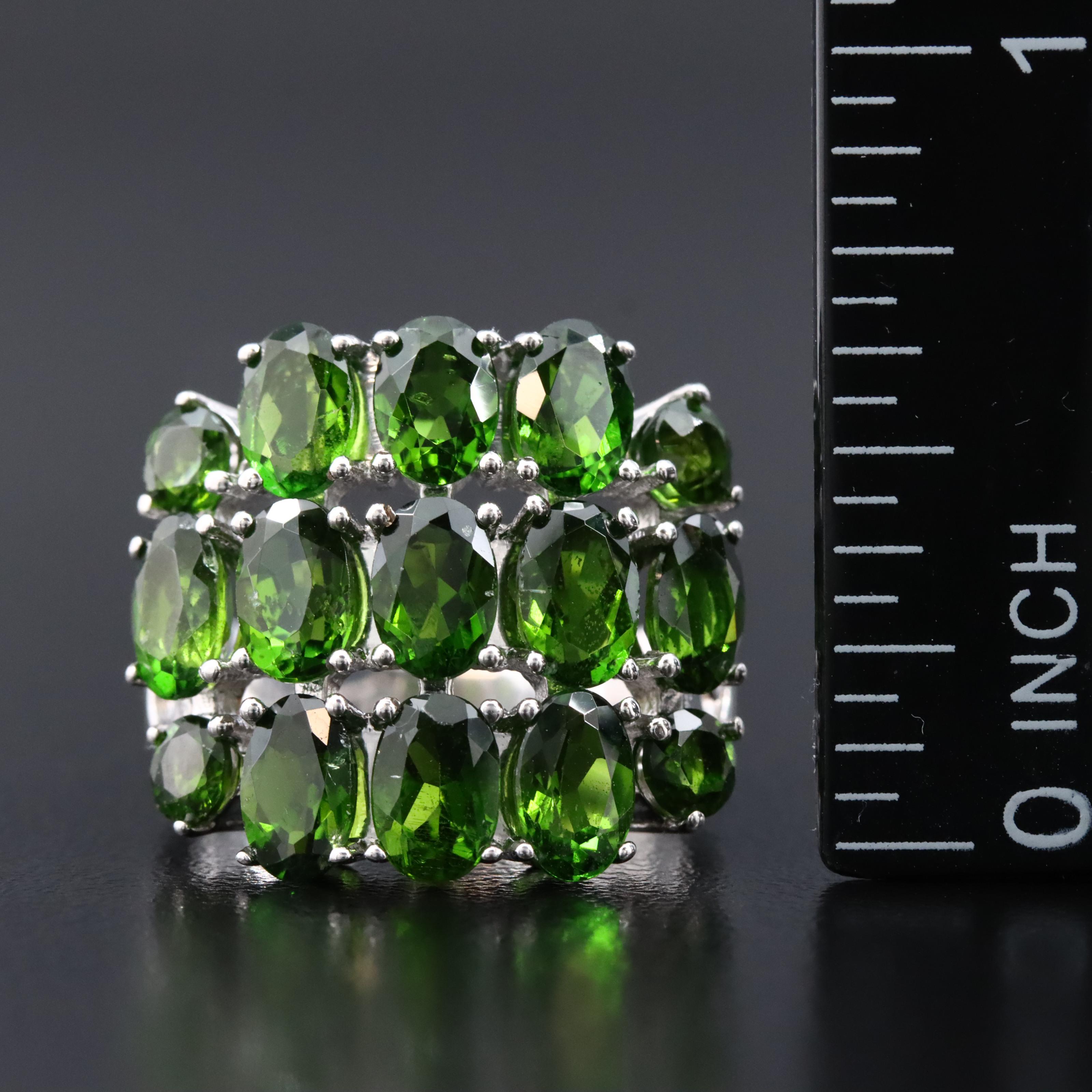 Sterling Peridot Ring