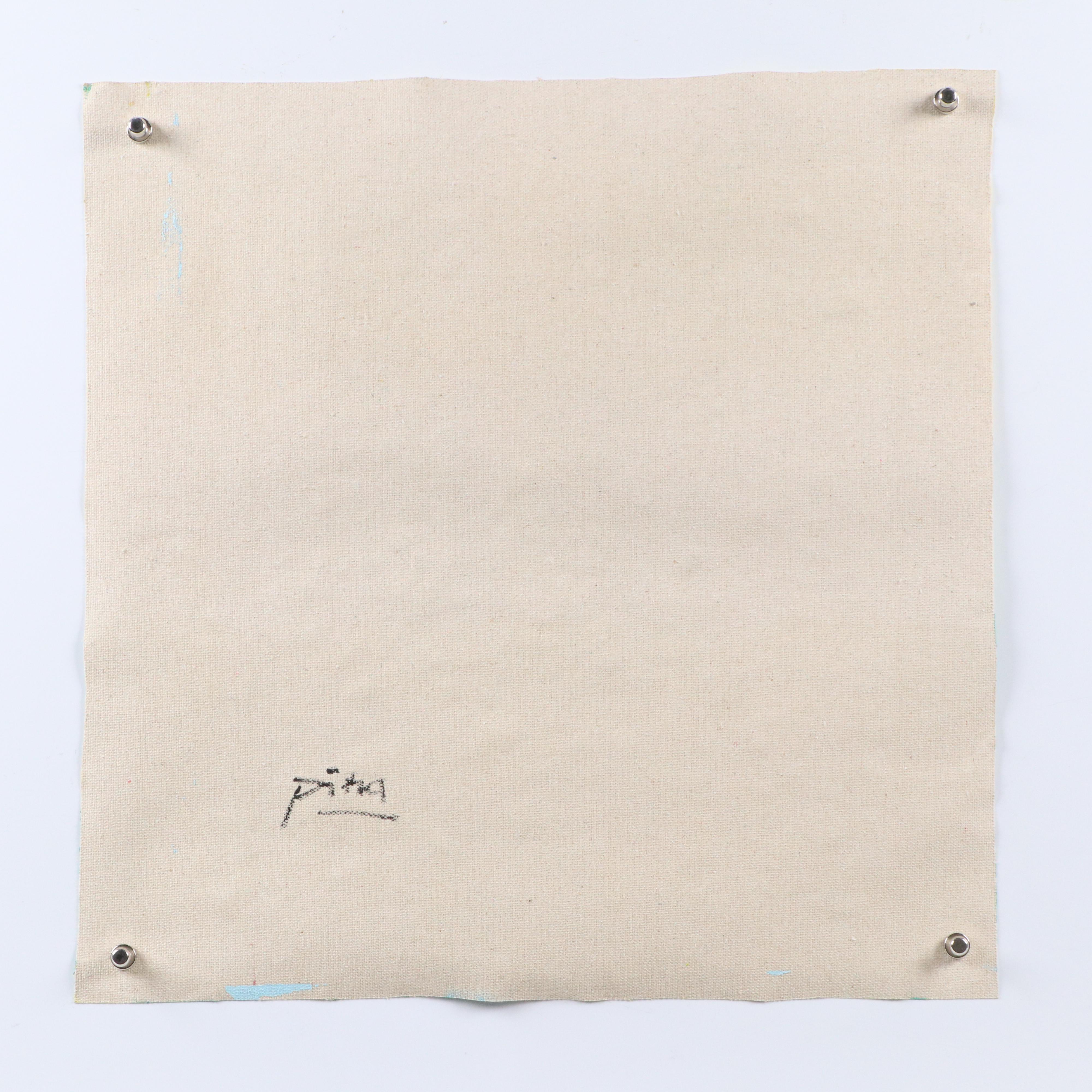 Ping Floral Landscape Oil Painting, 21st Century