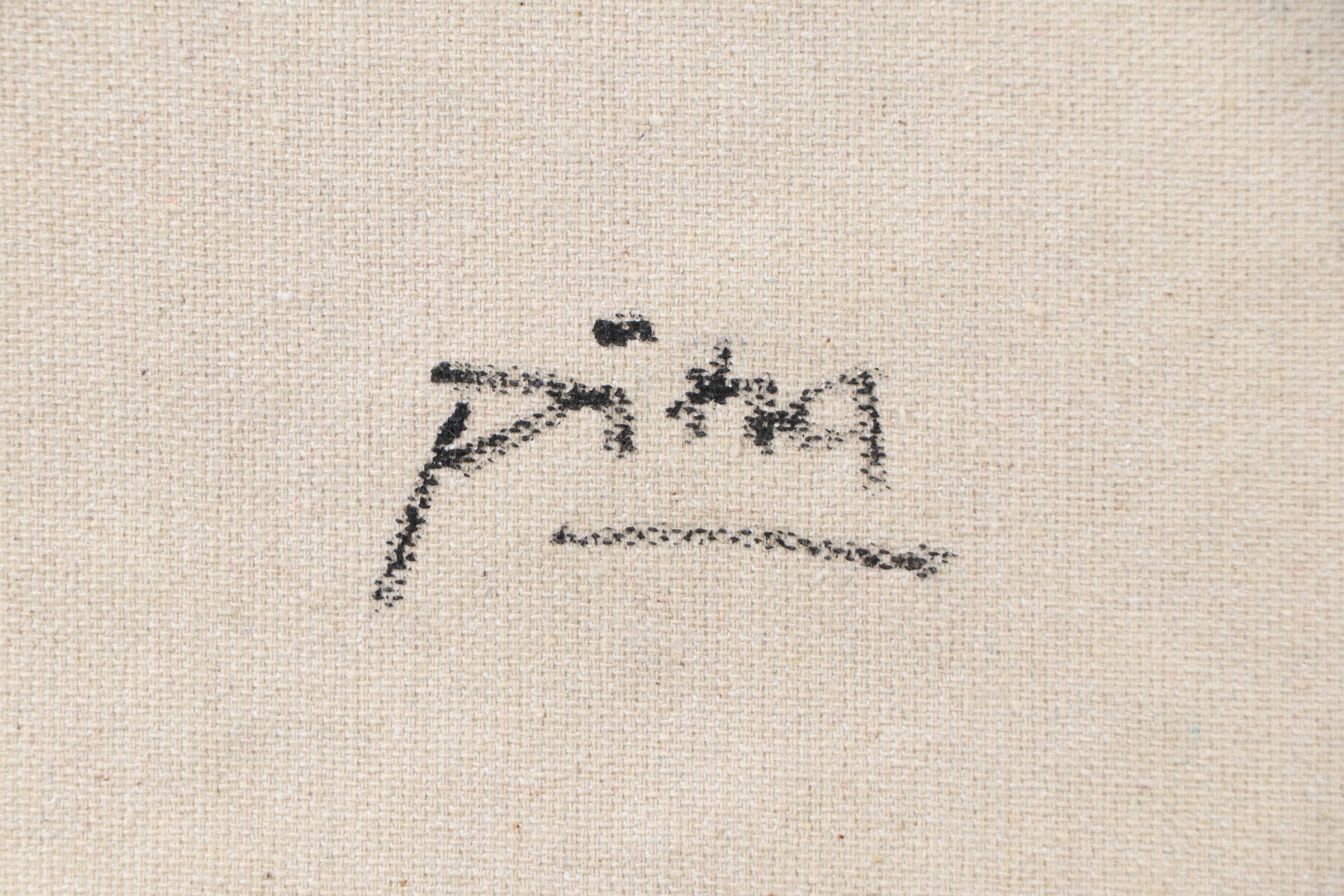 Ping Floral Landscape Oil Painting, 21st Century