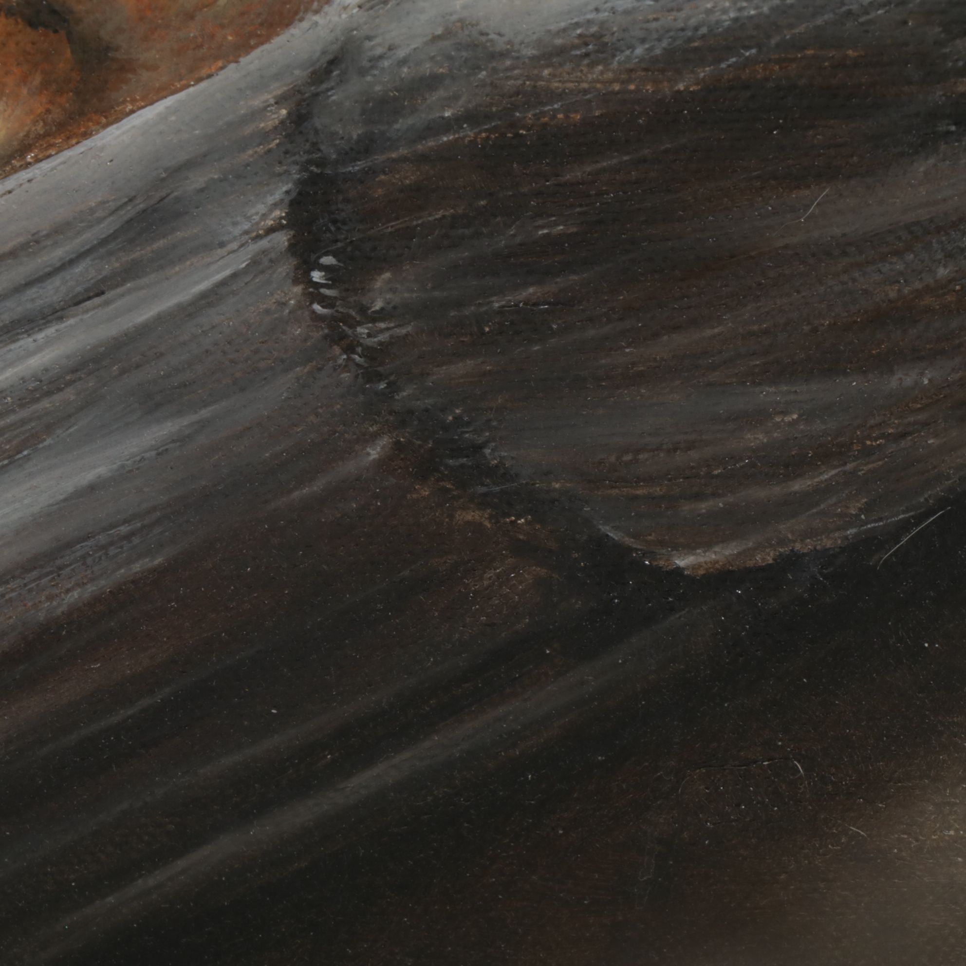 Joyce Fisher Wildlife Portrait Oil Painting "Burning Bright", Early 21st Century