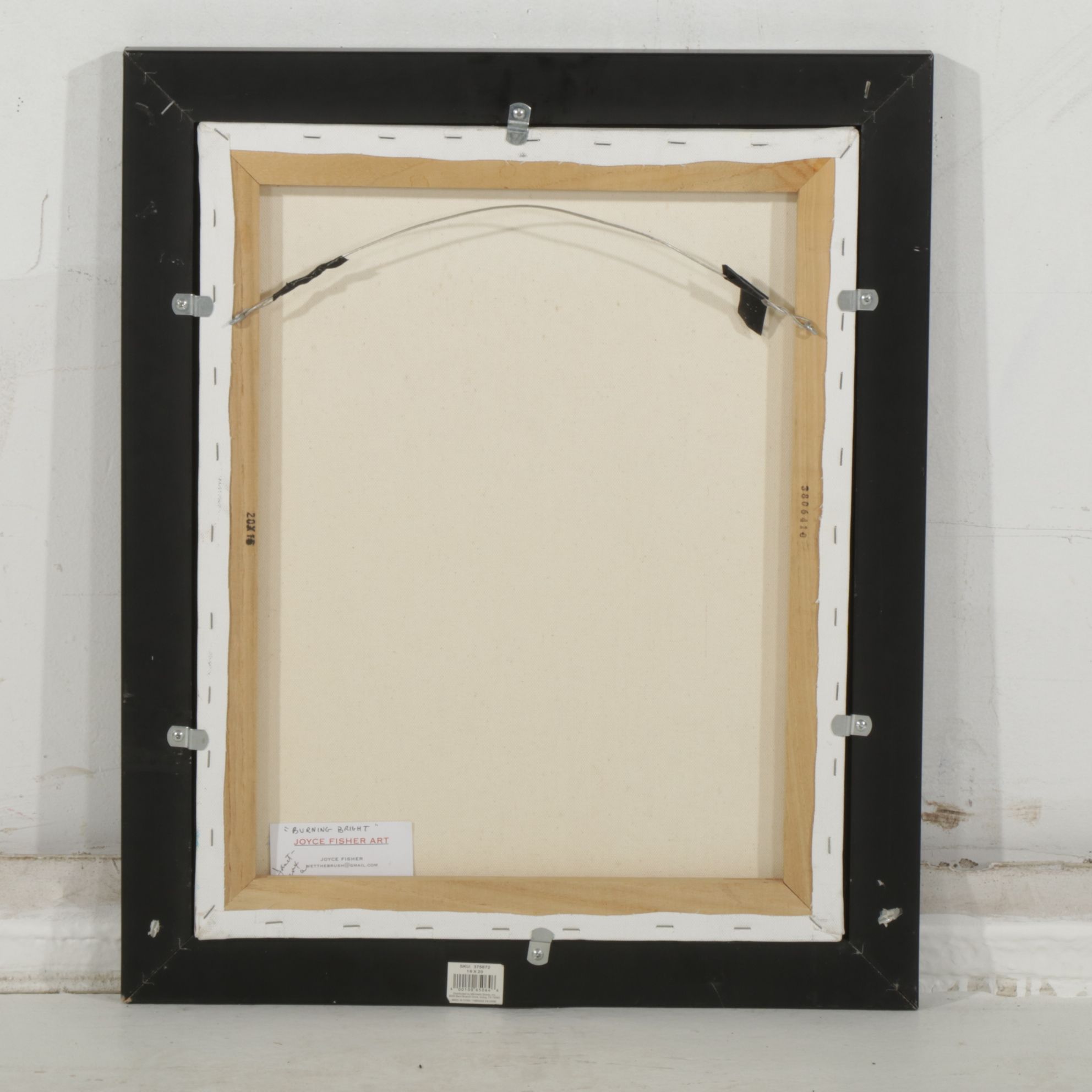 Joyce Fisher Wildlife Portrait Oil Painting "Burning Bright", Early 21st Century