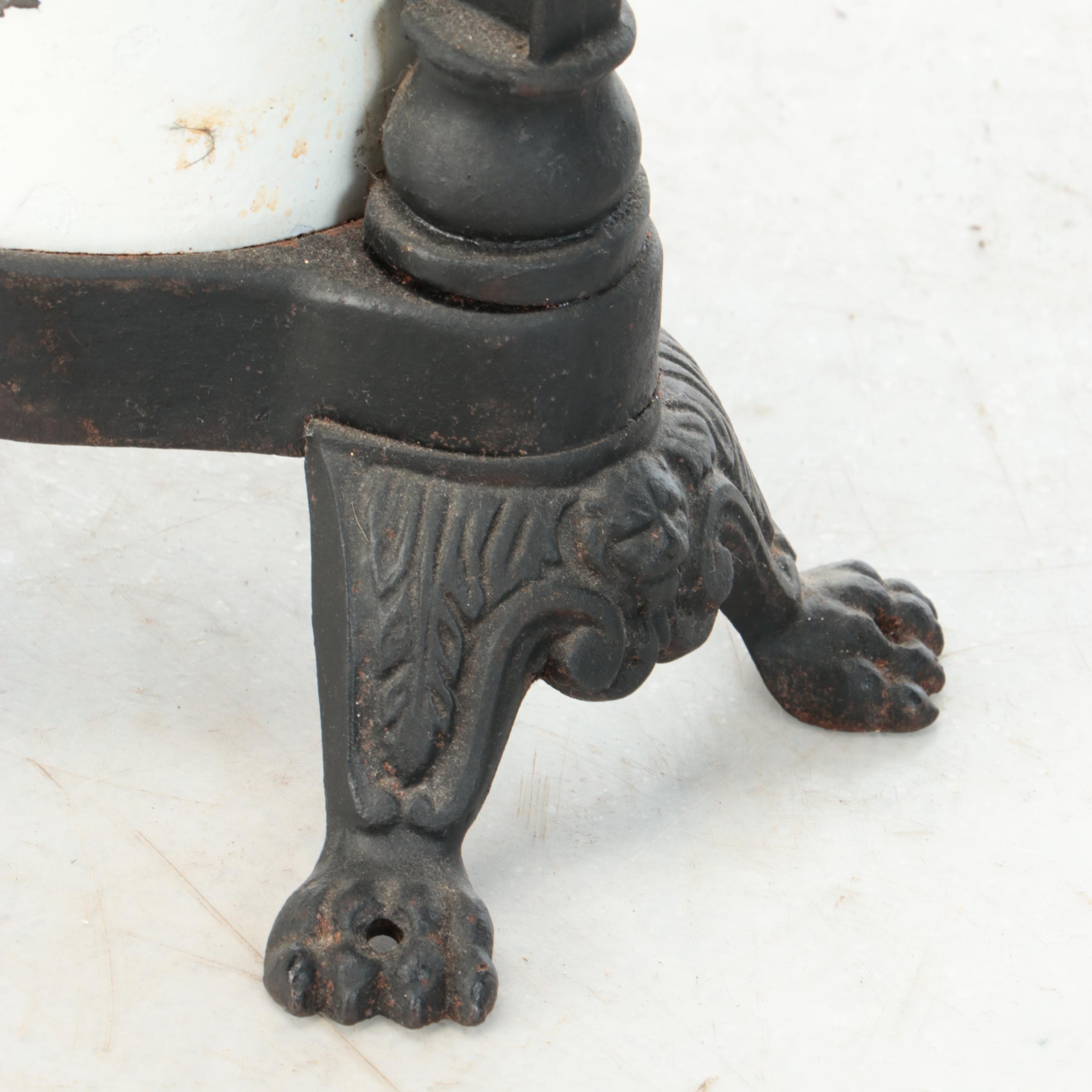 Footed Cast Iron Press