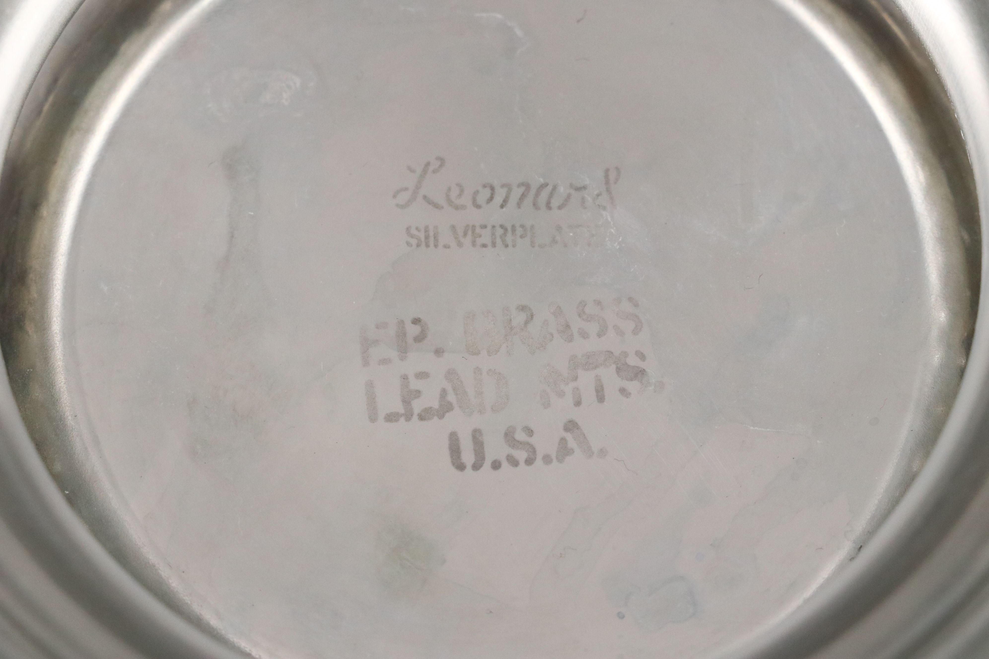 Leonard Silver Plate Compote, F.B. Rogers Ice Buket, and More Serveware