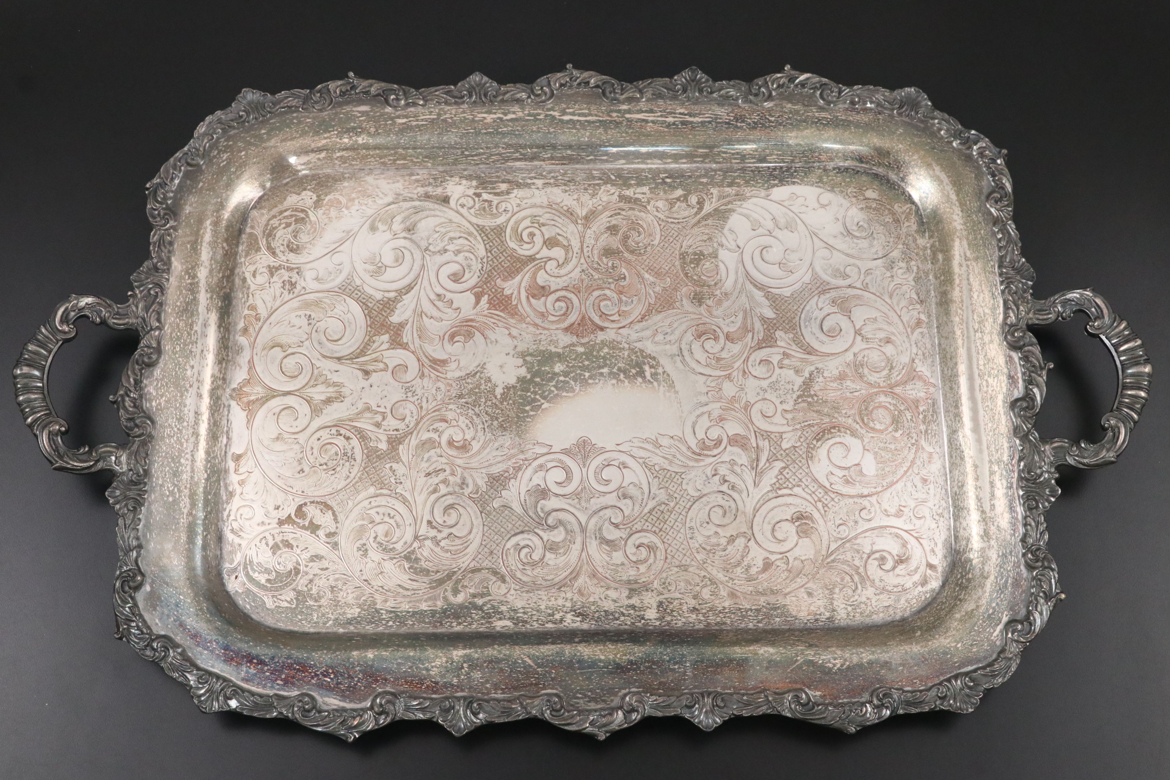 Leonard Silver Plate Compote, F.B. Rogers Ice Buket, and More Serveware