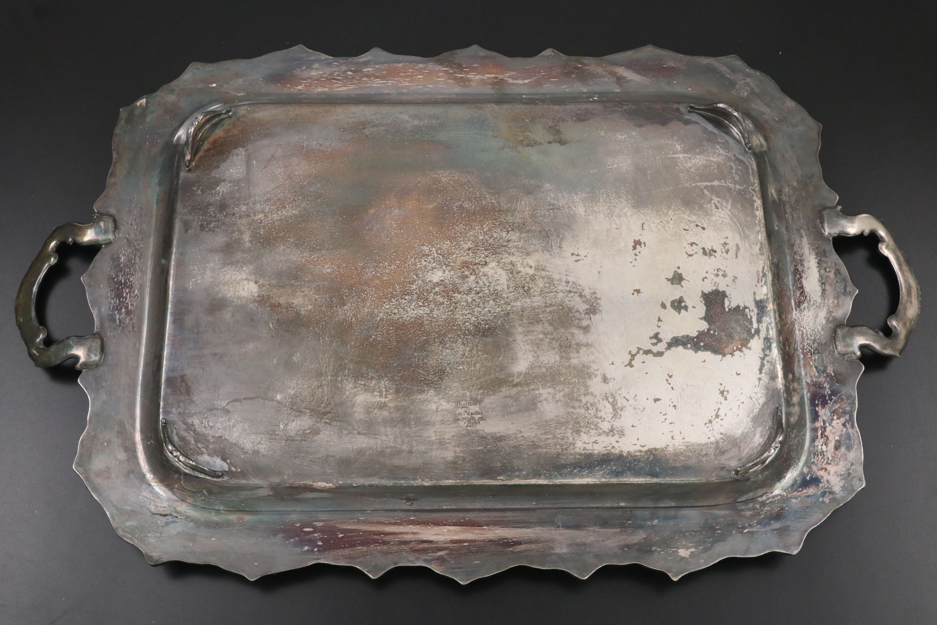 Leonard Silver Plate Compote, F.B. Rogers Ice Buket, and More Serveware