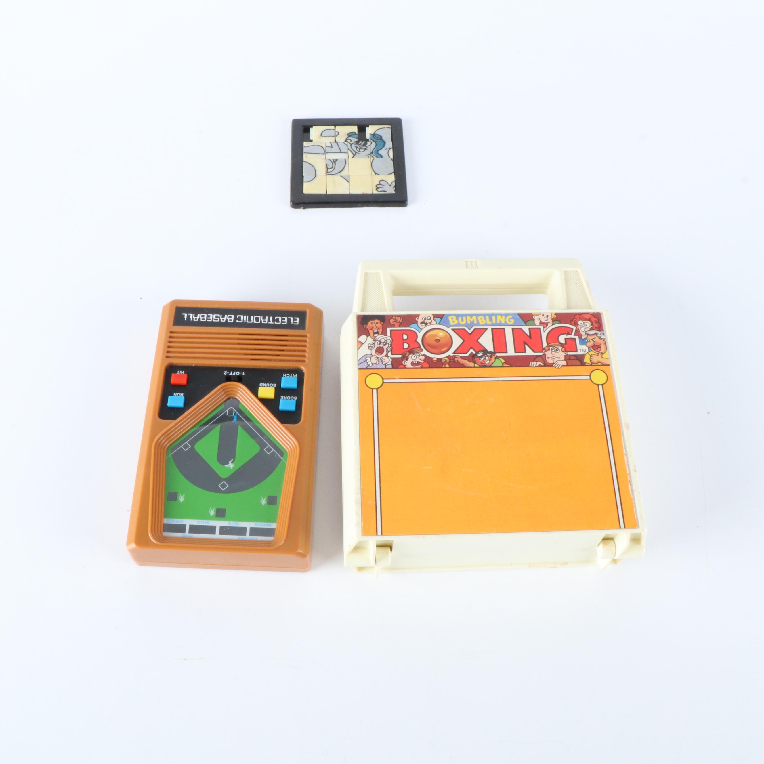 Sports Themed Board Games, Pocket Games and Electronic Games