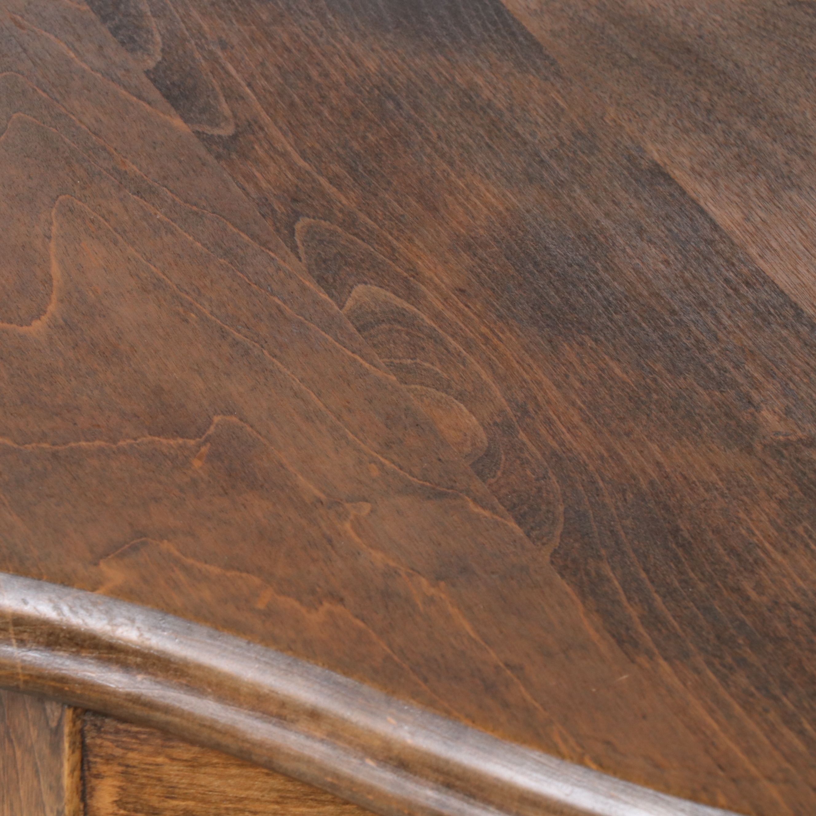 Edwardian Console Table with Stretcher Shelf, Early 20th Century