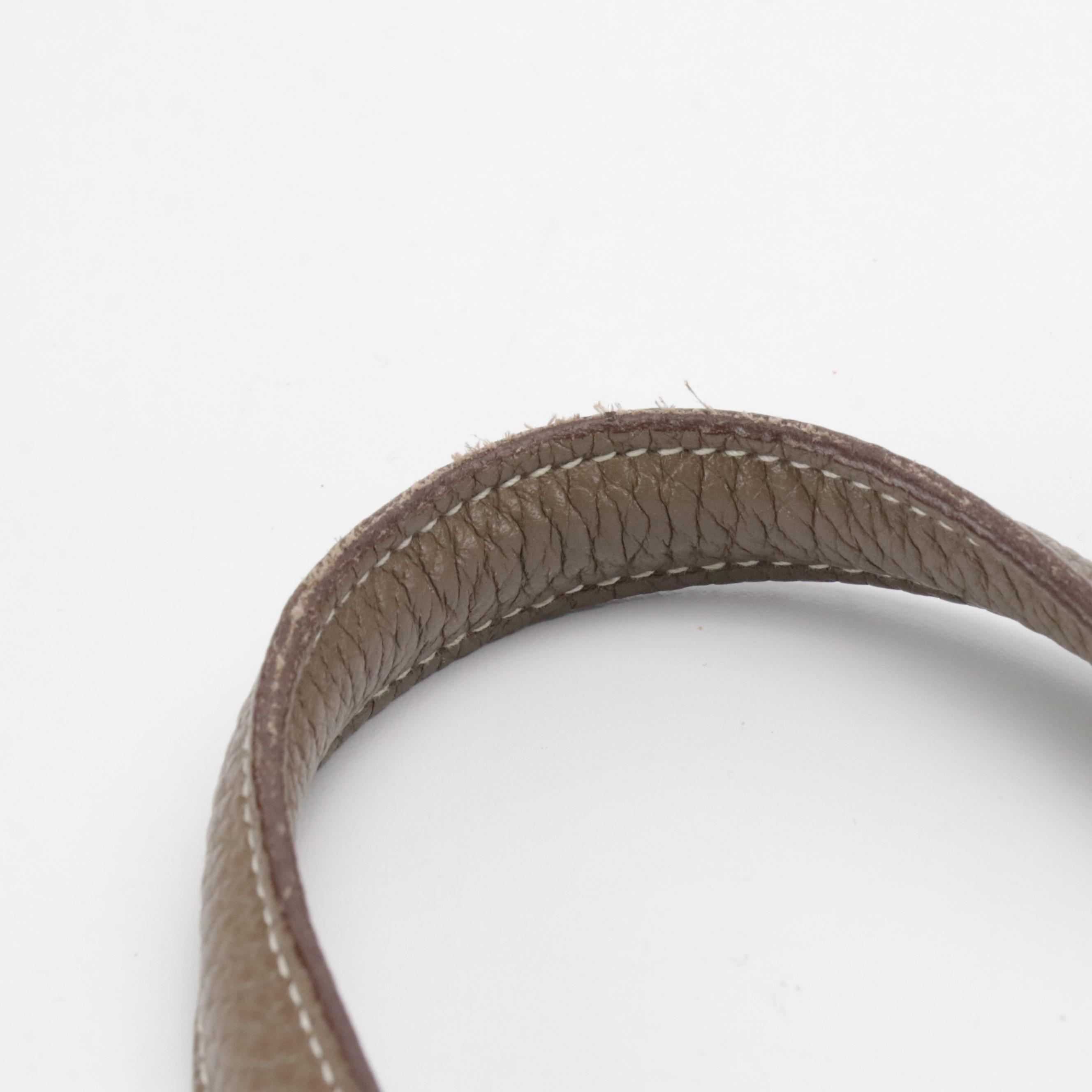 Hermès Victoria II 35 Shoulder Bag in Taupe Clemence Leather