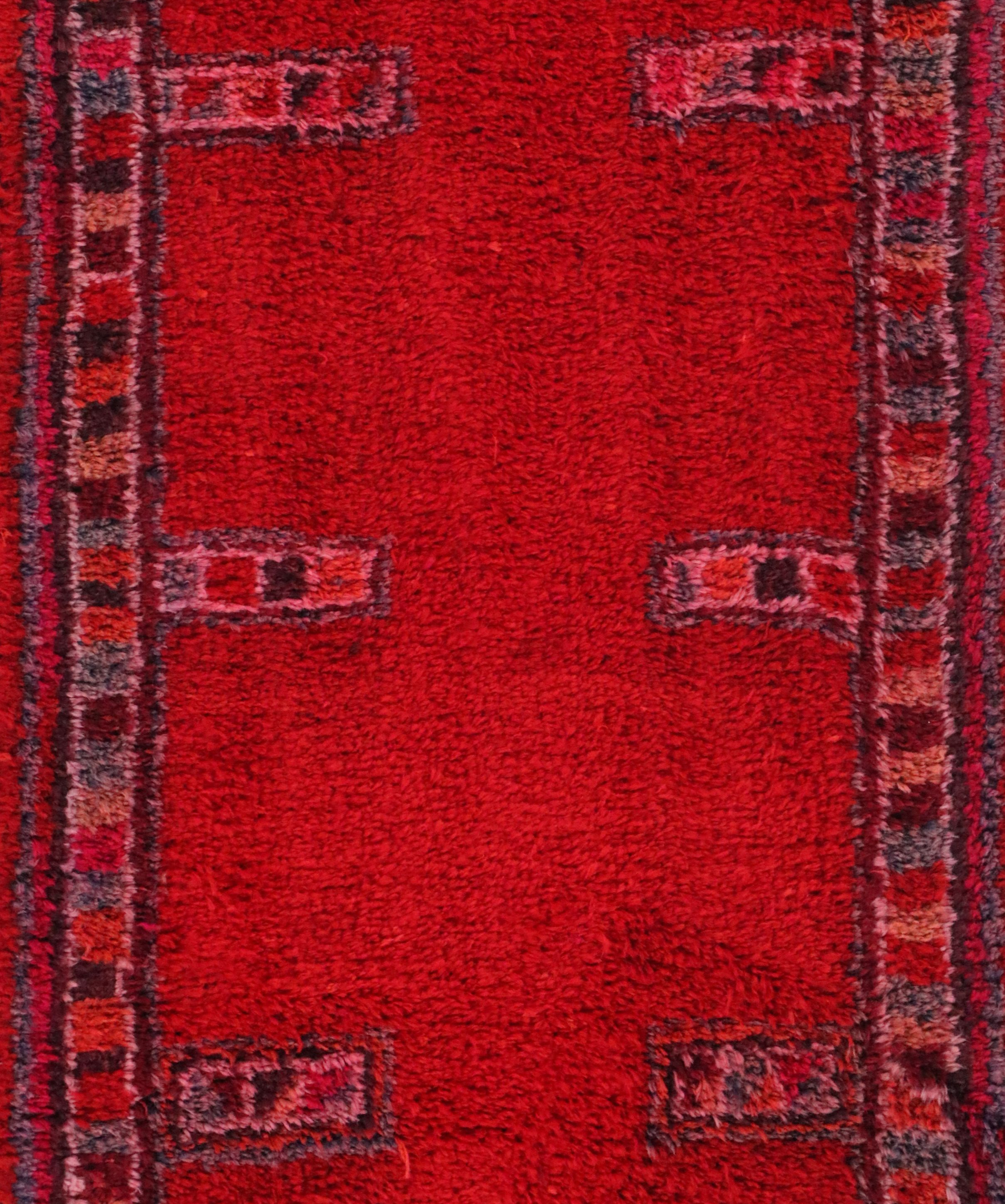 3' x 10'10 Hand-Knotted Turkish Village Carpet Runner Long Rug