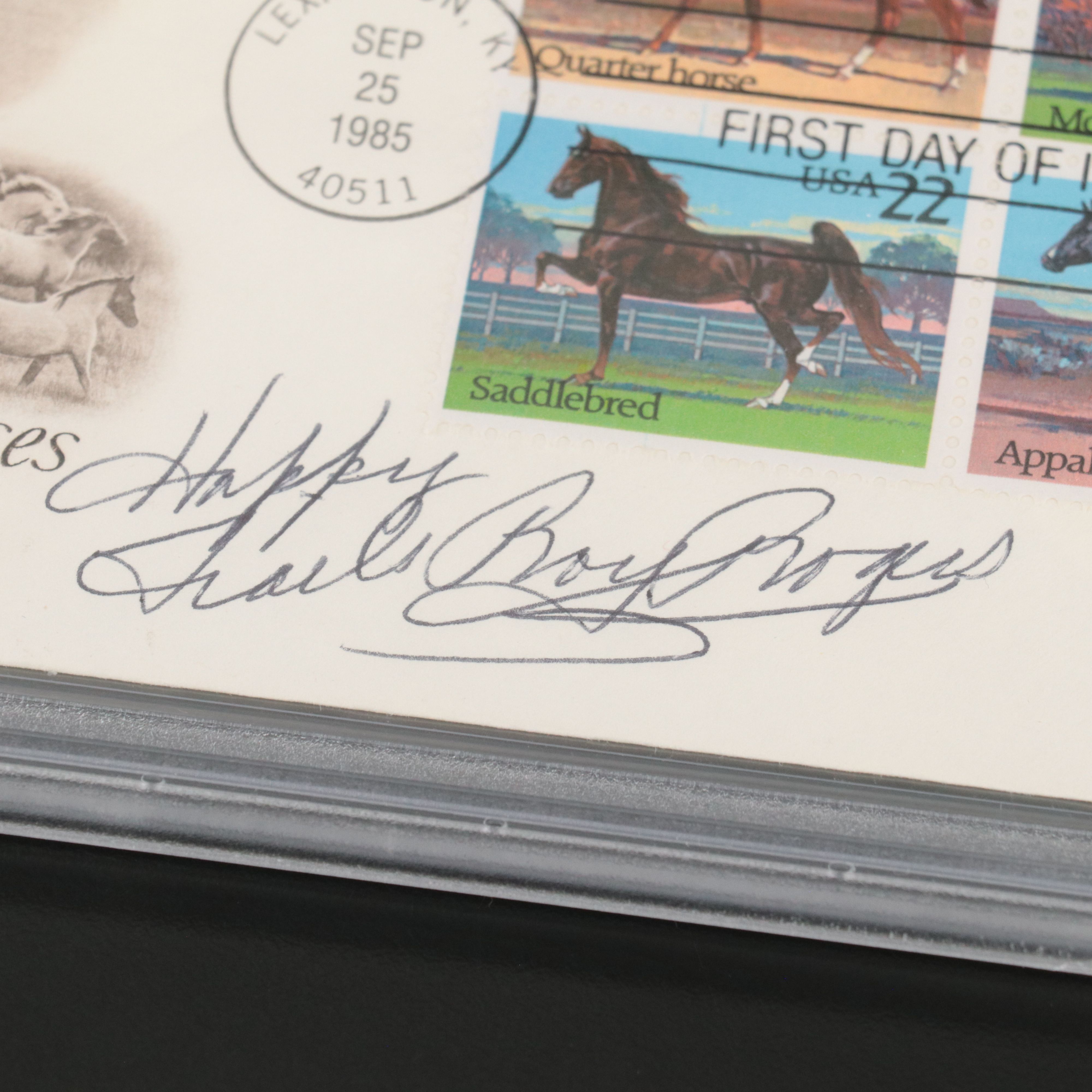 Roy Rogers and Happy Chandler Signatures, PSA