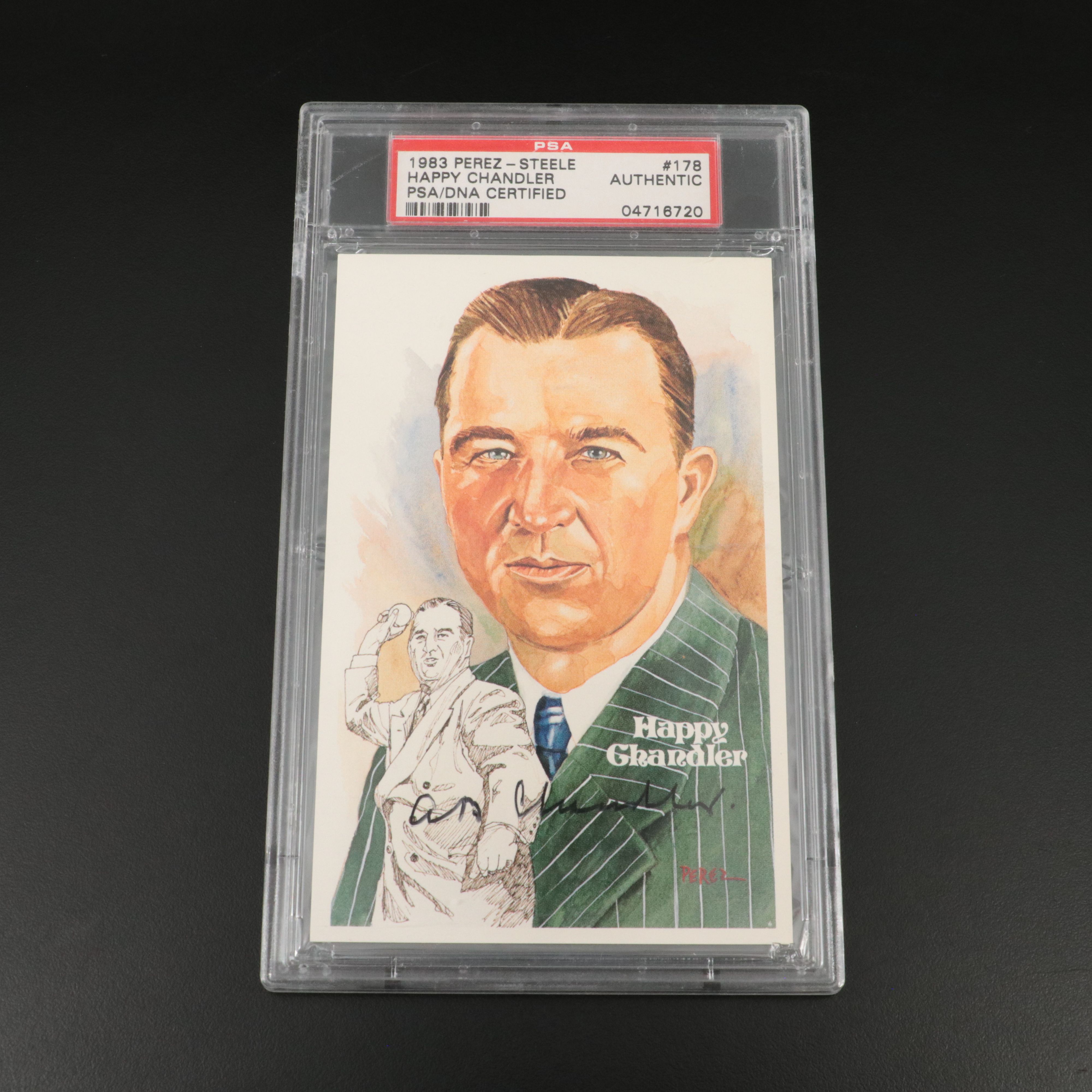 Roy Rogers and Happy Chandler Signatures, PSA