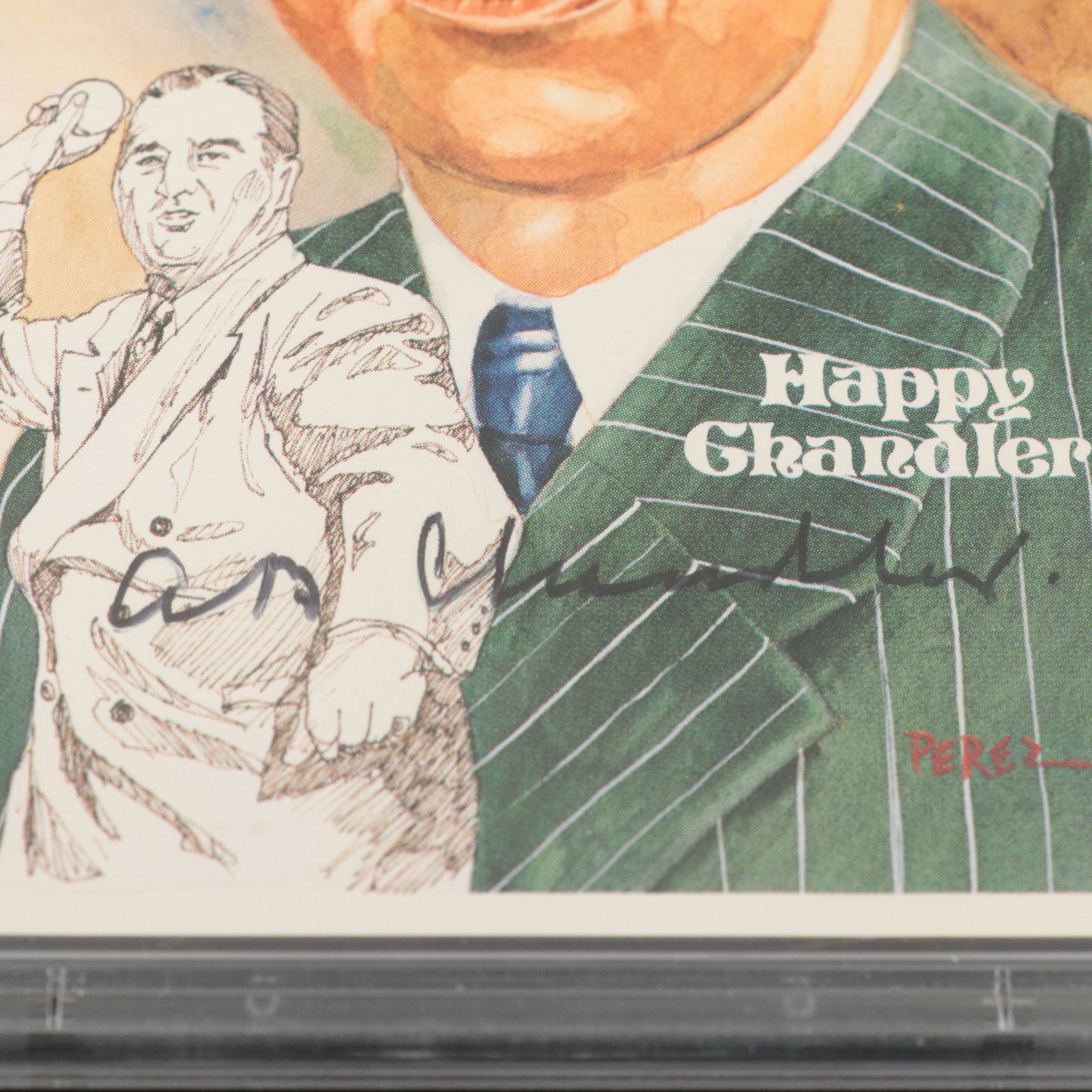 Roy Rogers and Happy Chandler Signatures, PSA