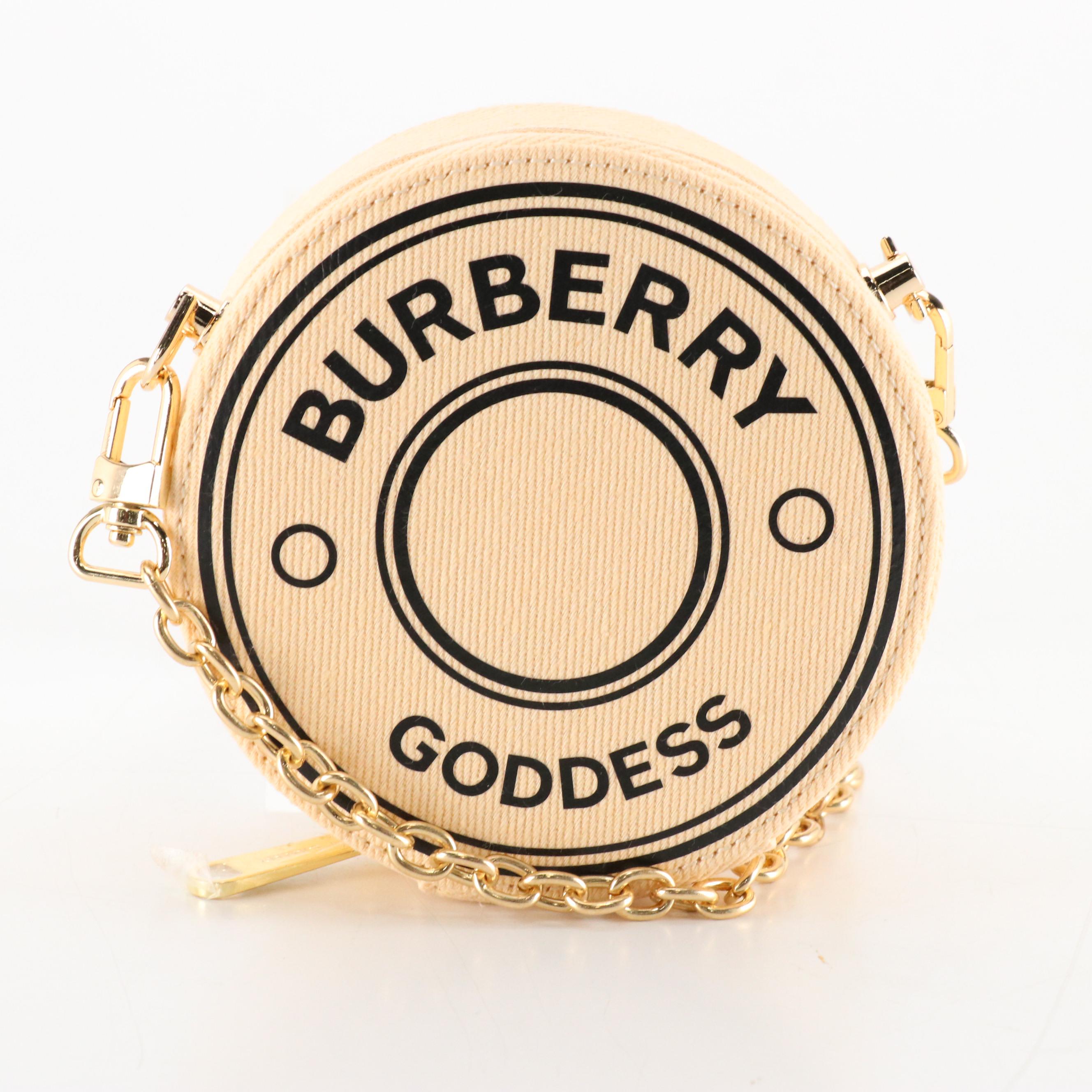 Burberry Goddess Promotional Zip-Around Case with Leather and Chain Link Straps
