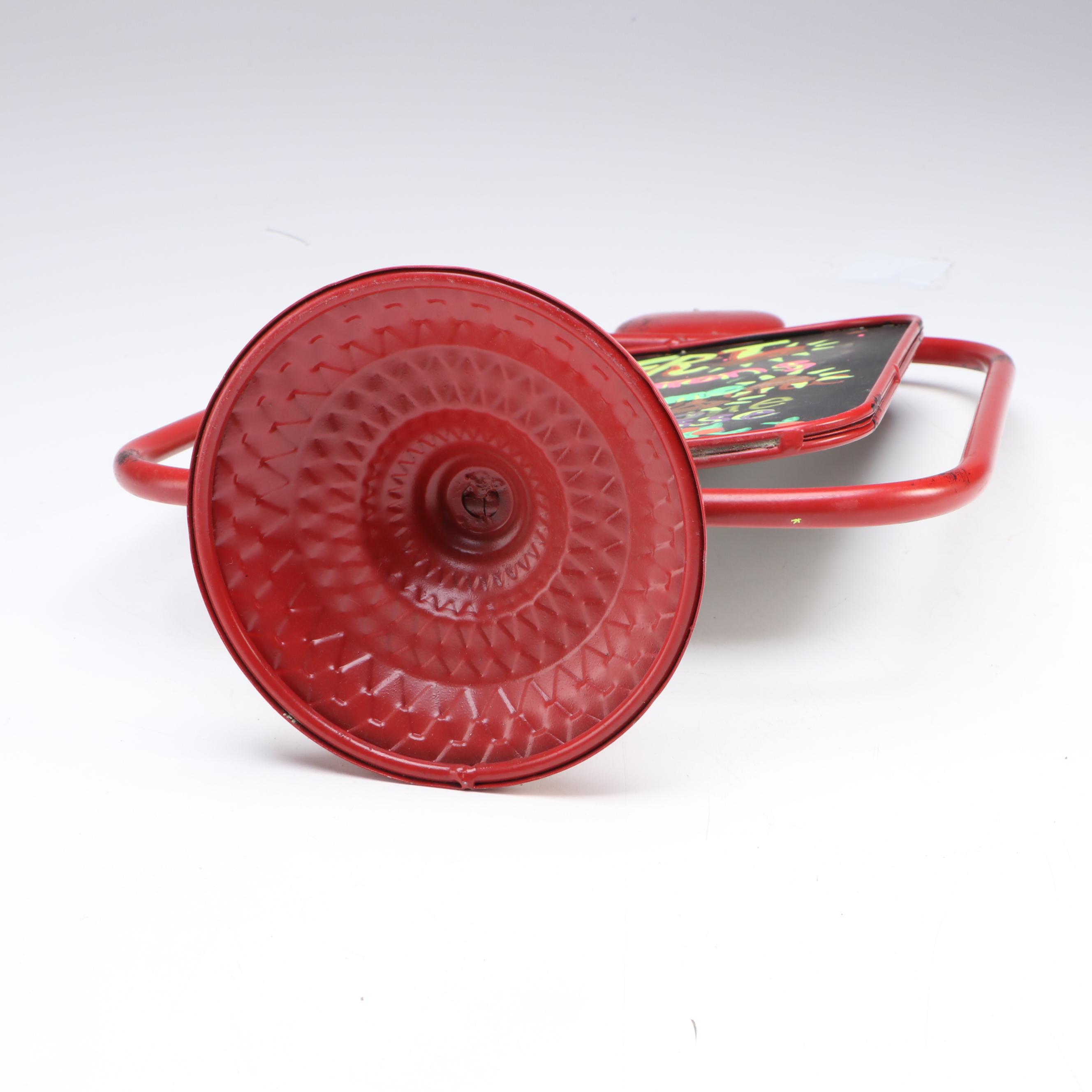 Americana Red Apple Chalkboard Sign