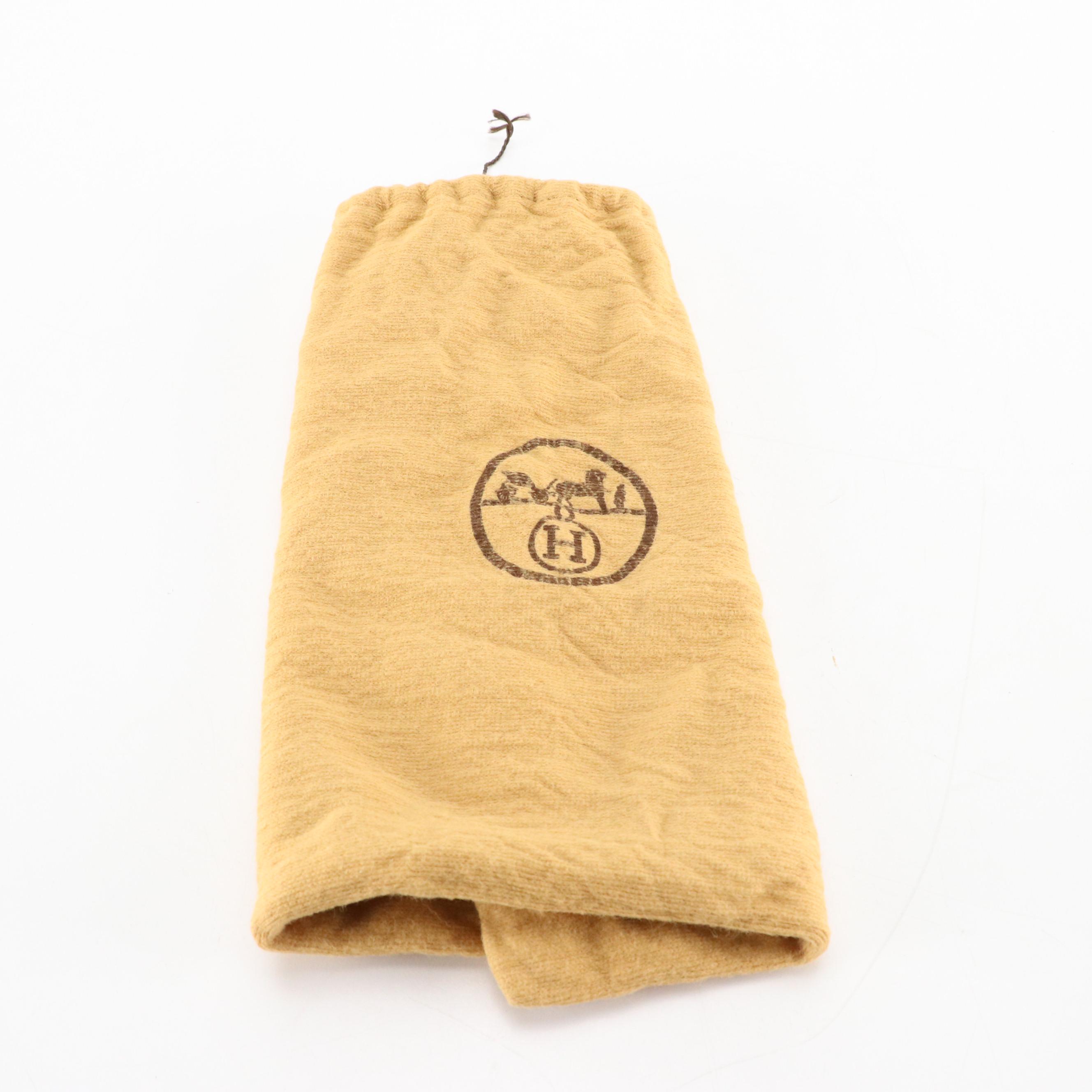 Hermès Rio Envelope Clutch in Dark Brown Gulliver Leather, 1970s