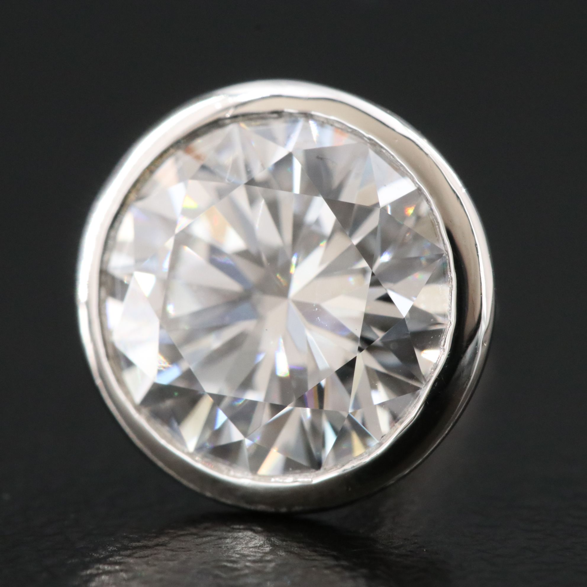 Platinum 5.17 CTW Lab Grown Diamond Stud Earrings with IGI Reports