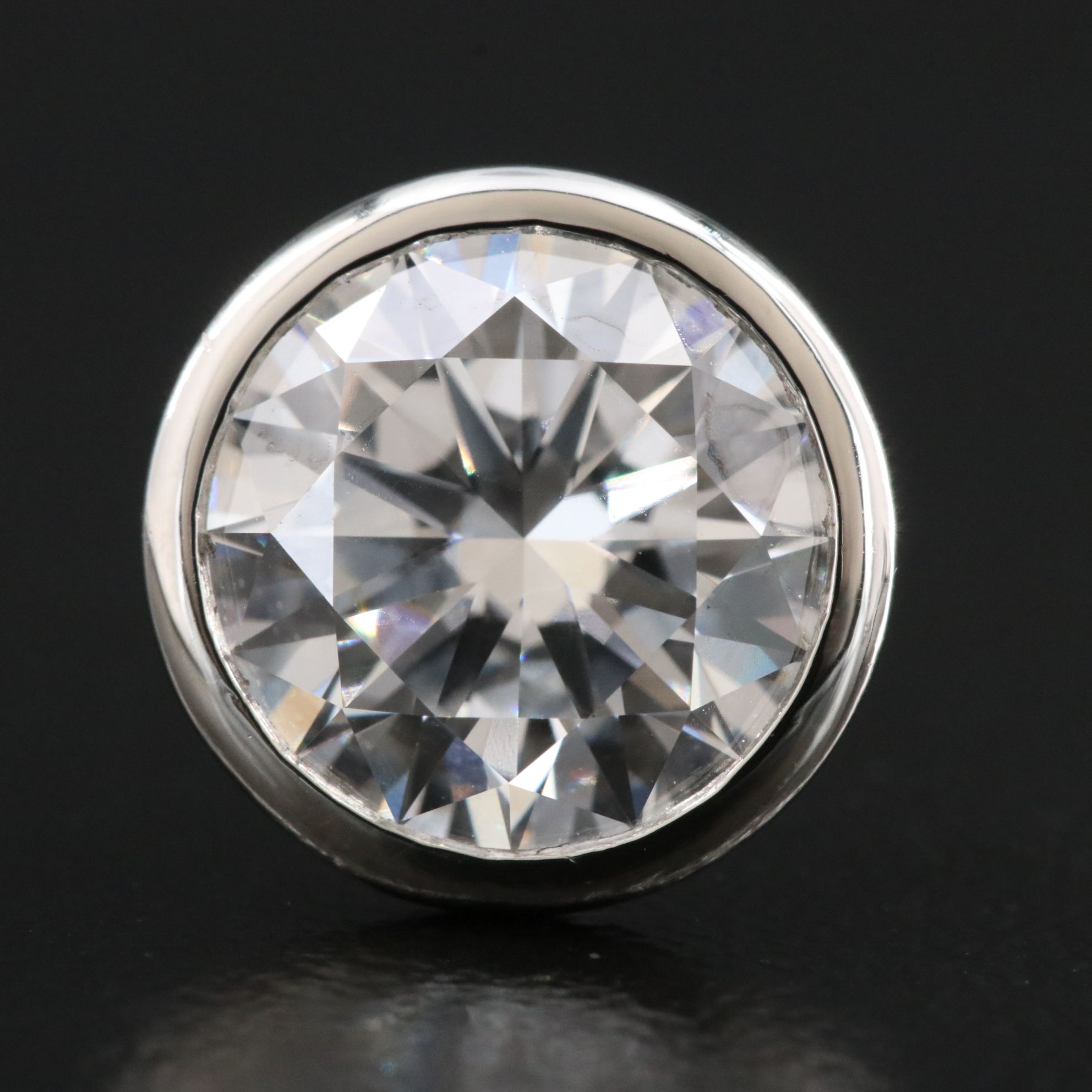 Platinum 5.17 CTW Lab Grown Diamond Stud Earrings with IGI Reports