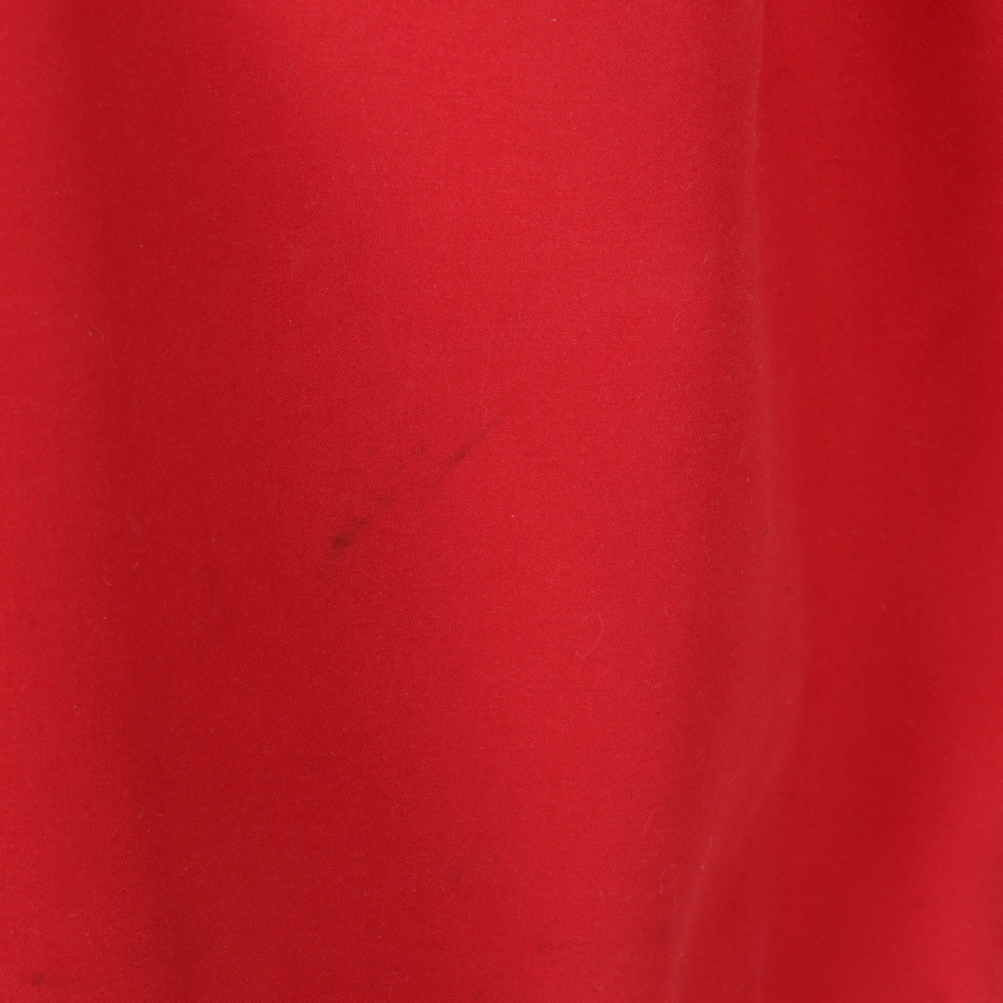 Red Parka with Dyed Fox Fur Trim Hood