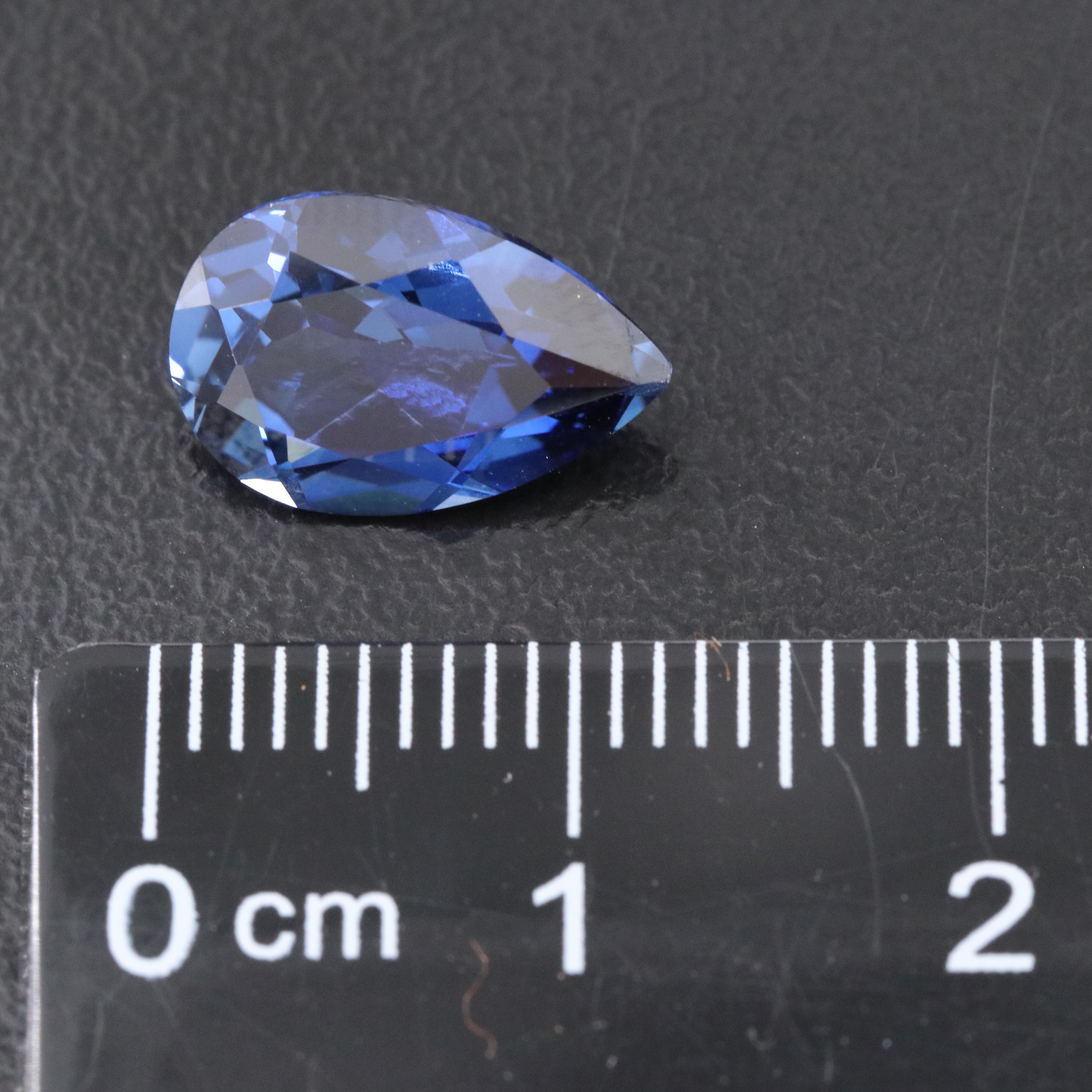 Loose 3.72 CT Lab Grown Sapphire