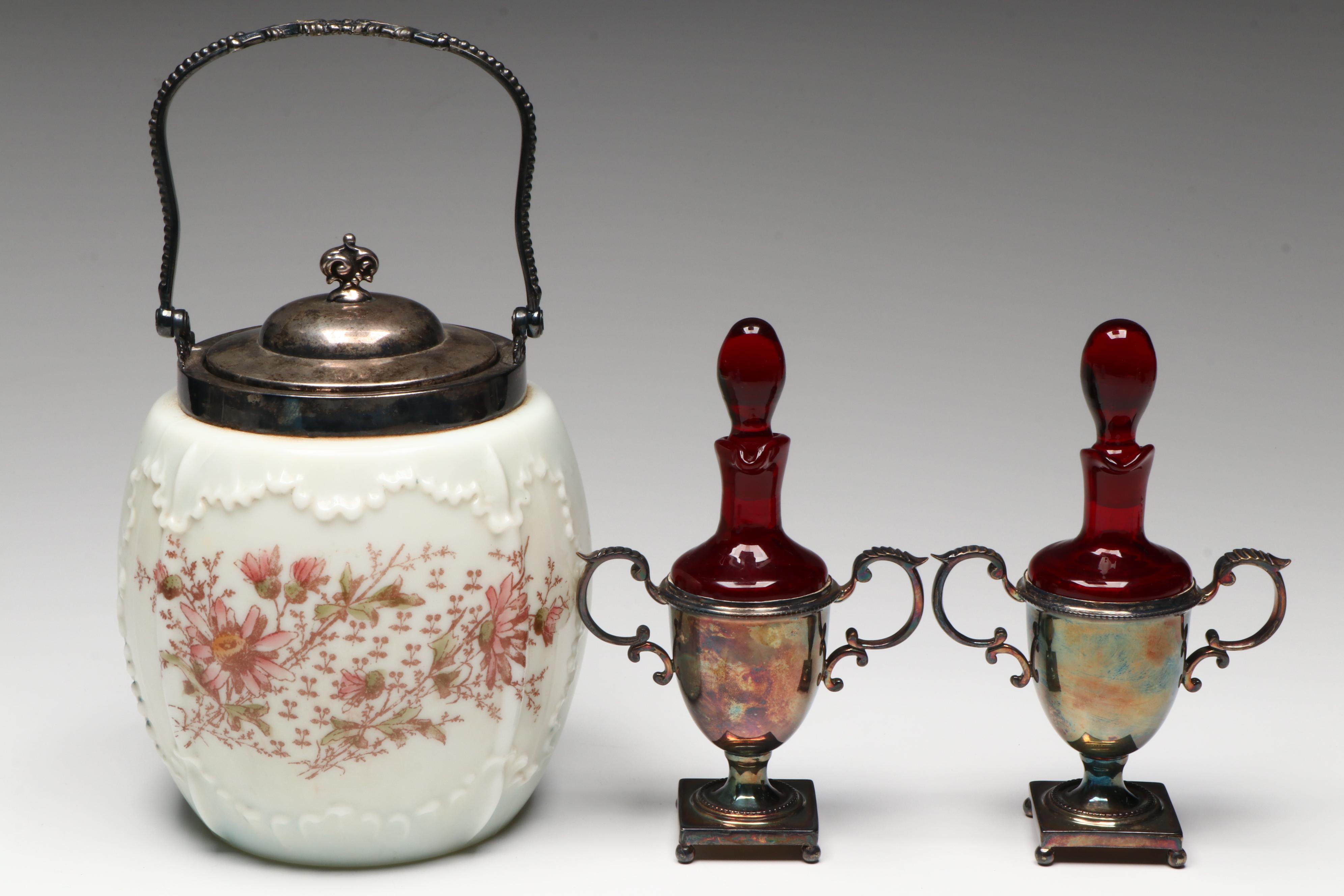 Westmoreland Glass Fairy Lamp, Porcelain Ice Bucket, and More Table Accessories