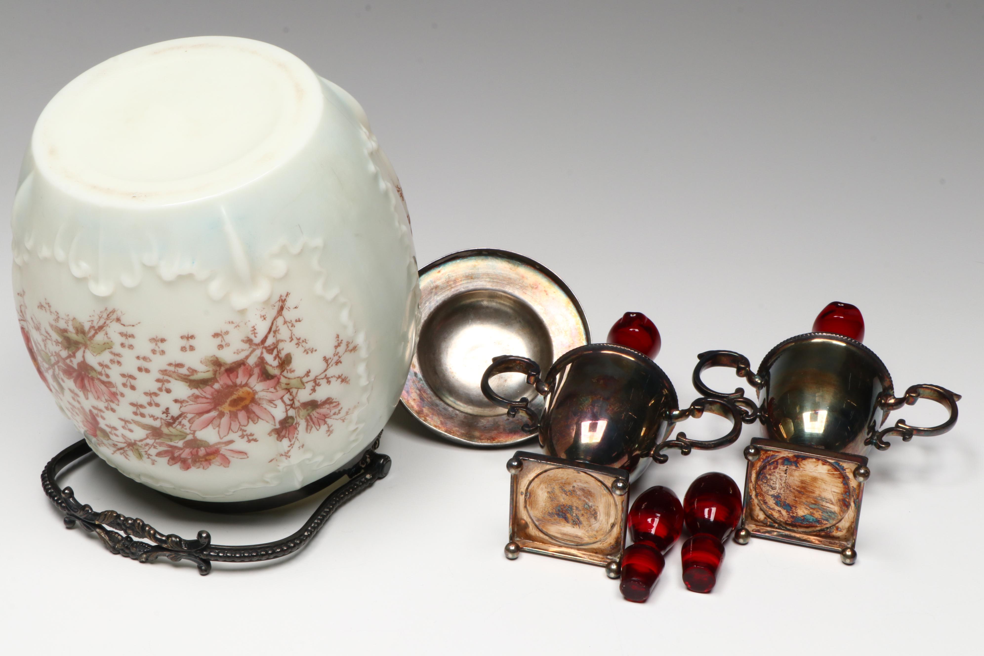 Westmoreland Glass Fairy Lamp, Porcelain Ice Bucket, and More Table Accessories