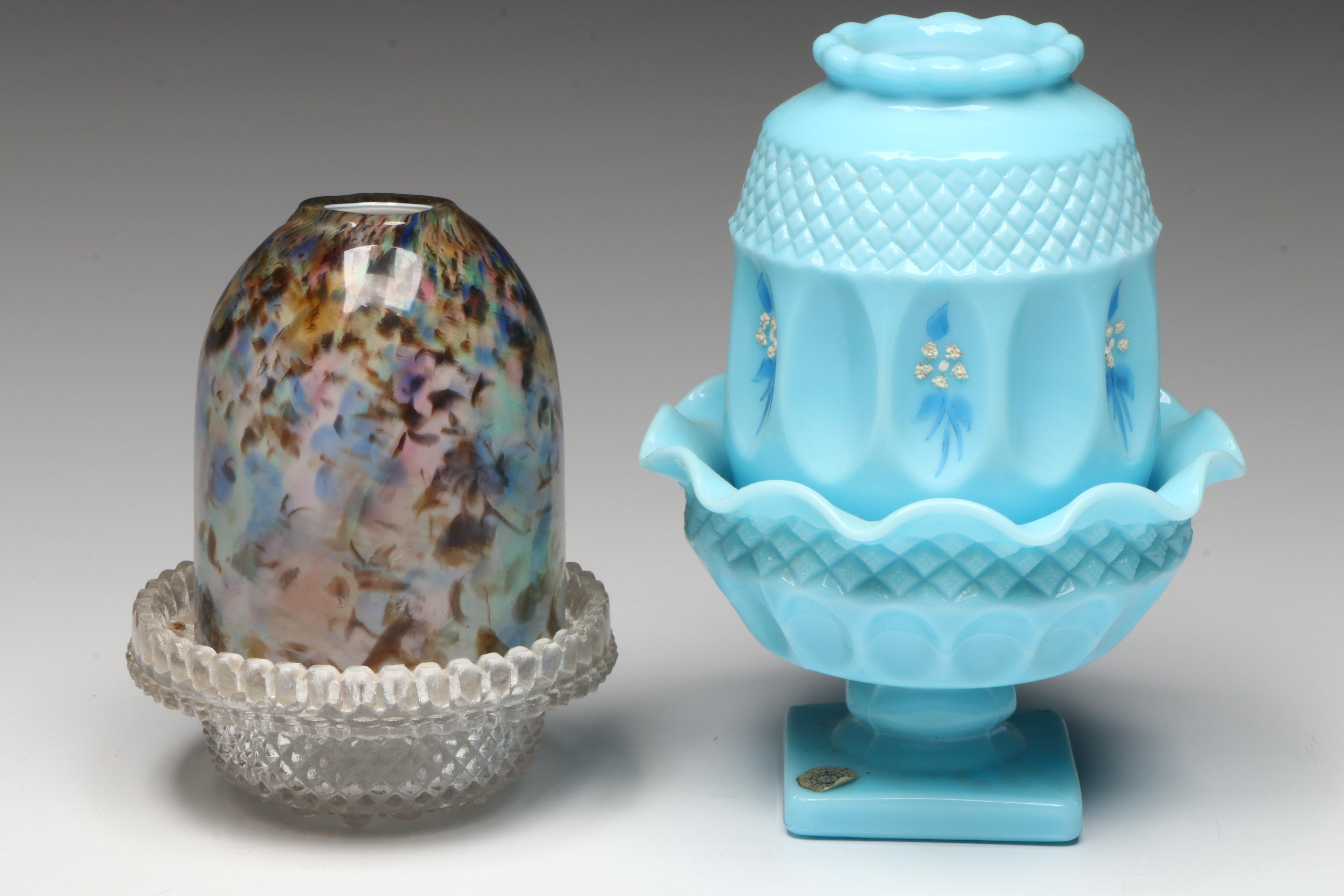 Westmoreland Glass Fairy Lamp, Porcelain Ice Bucket, and More Table Accessories