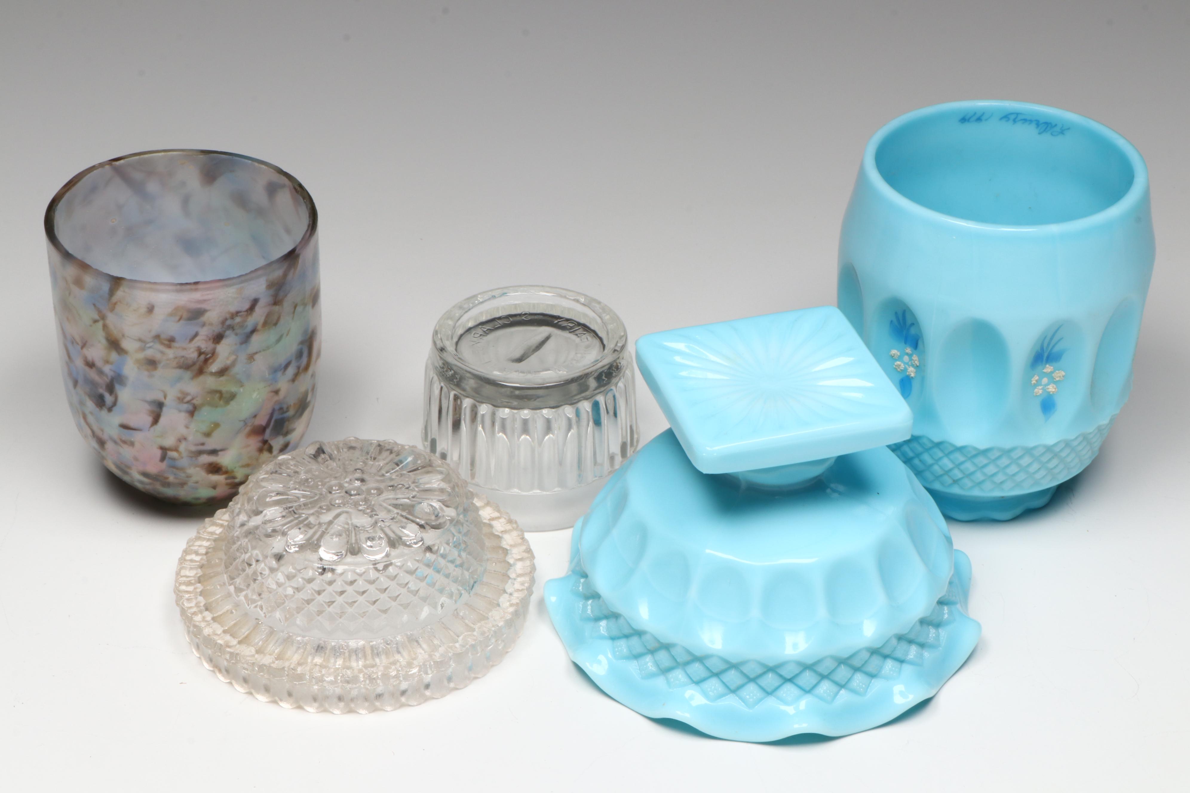 Westmoreland Glass Fairy Lamp, Porcelain Ice Bucket, and More Table Accessories