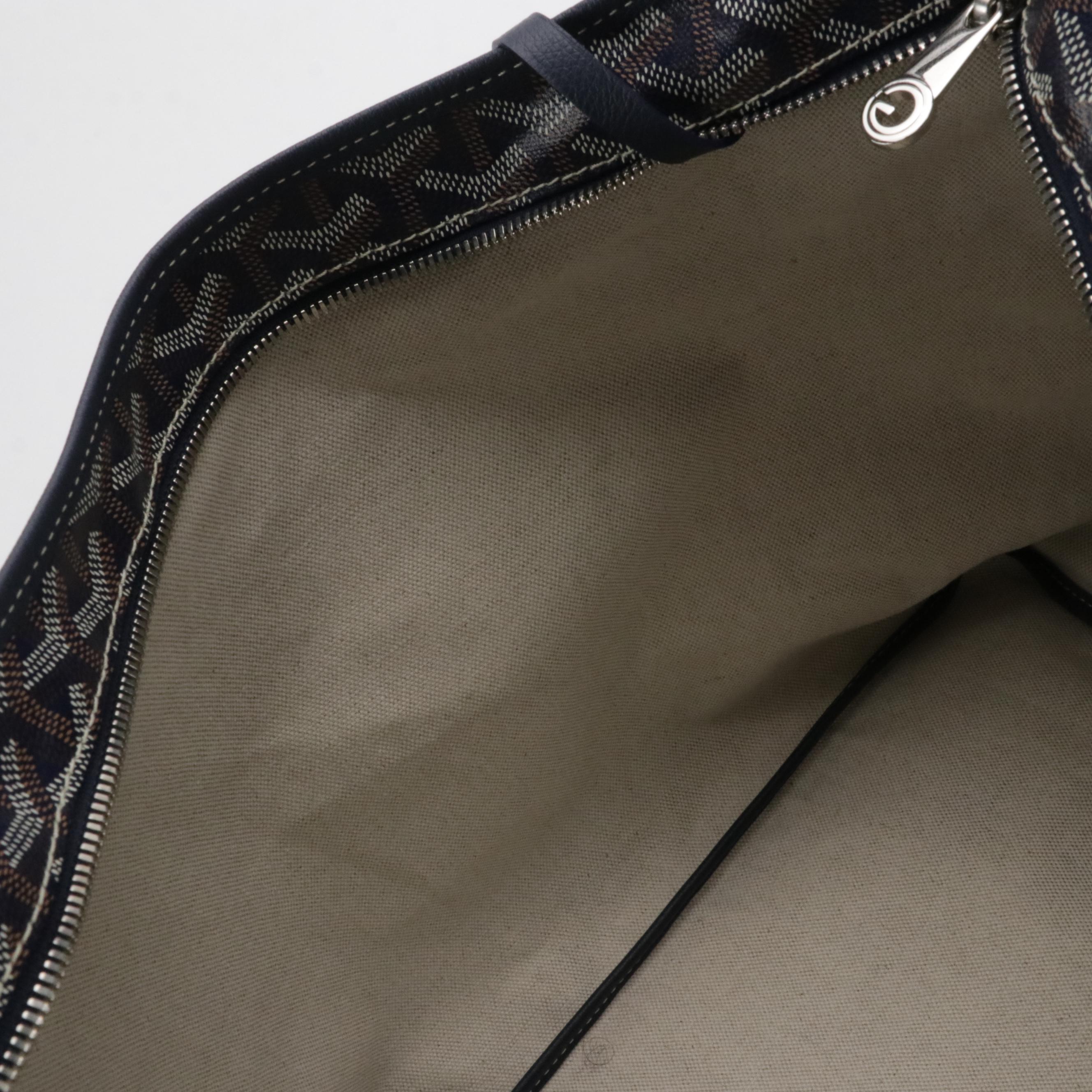 Goyard Bohème Shoulder Bag in Navy Goyardine Canvas