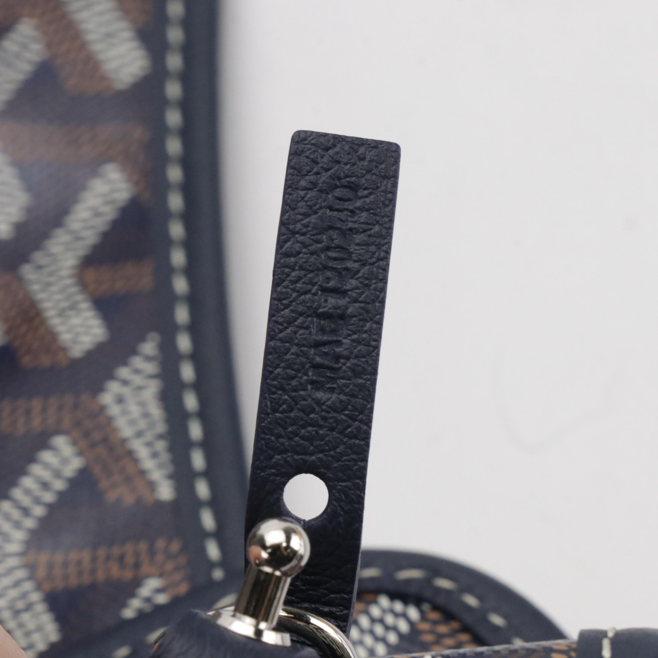 Goyard Bohème Shoulder Bag in Navy Goyardine Canvas