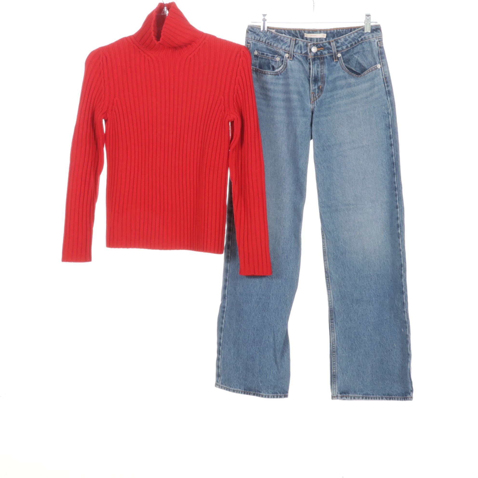 Levi's "Low Loose" Denim Jeans with Michael Kors, Ann Taylor and More Sweaters
