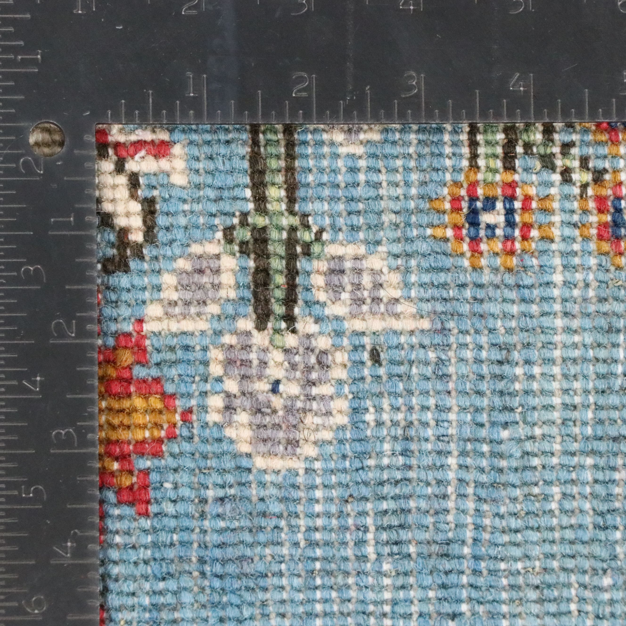 5'5 x 8'1 Hand-Knotted Pakistani Kazak Area Rug