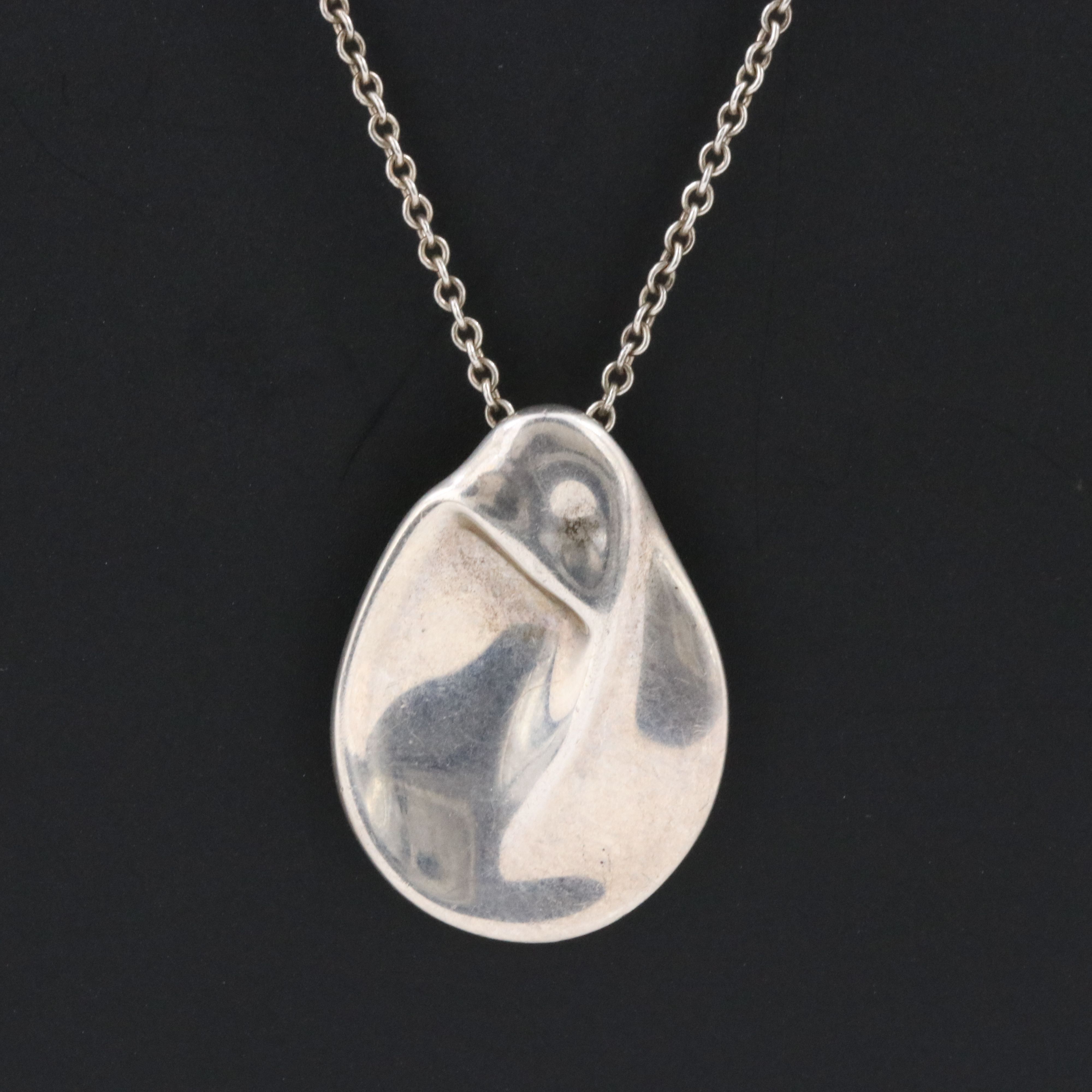 Elsa Peretti for Tiffany & Co. Sterling Madonna Necklace